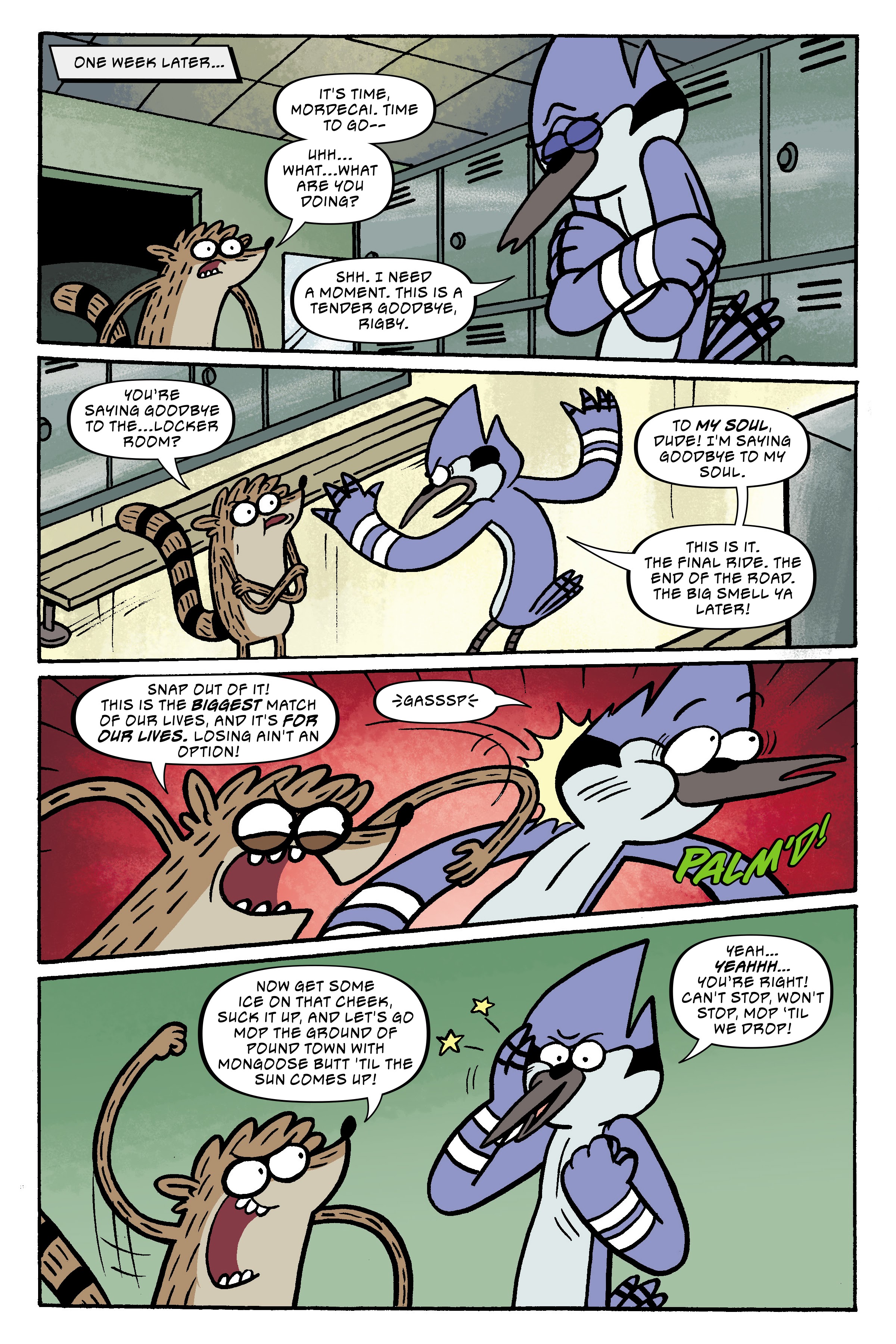 Read online Regular Show: Wrasslesplosion comic -  Issue # TPB - 75