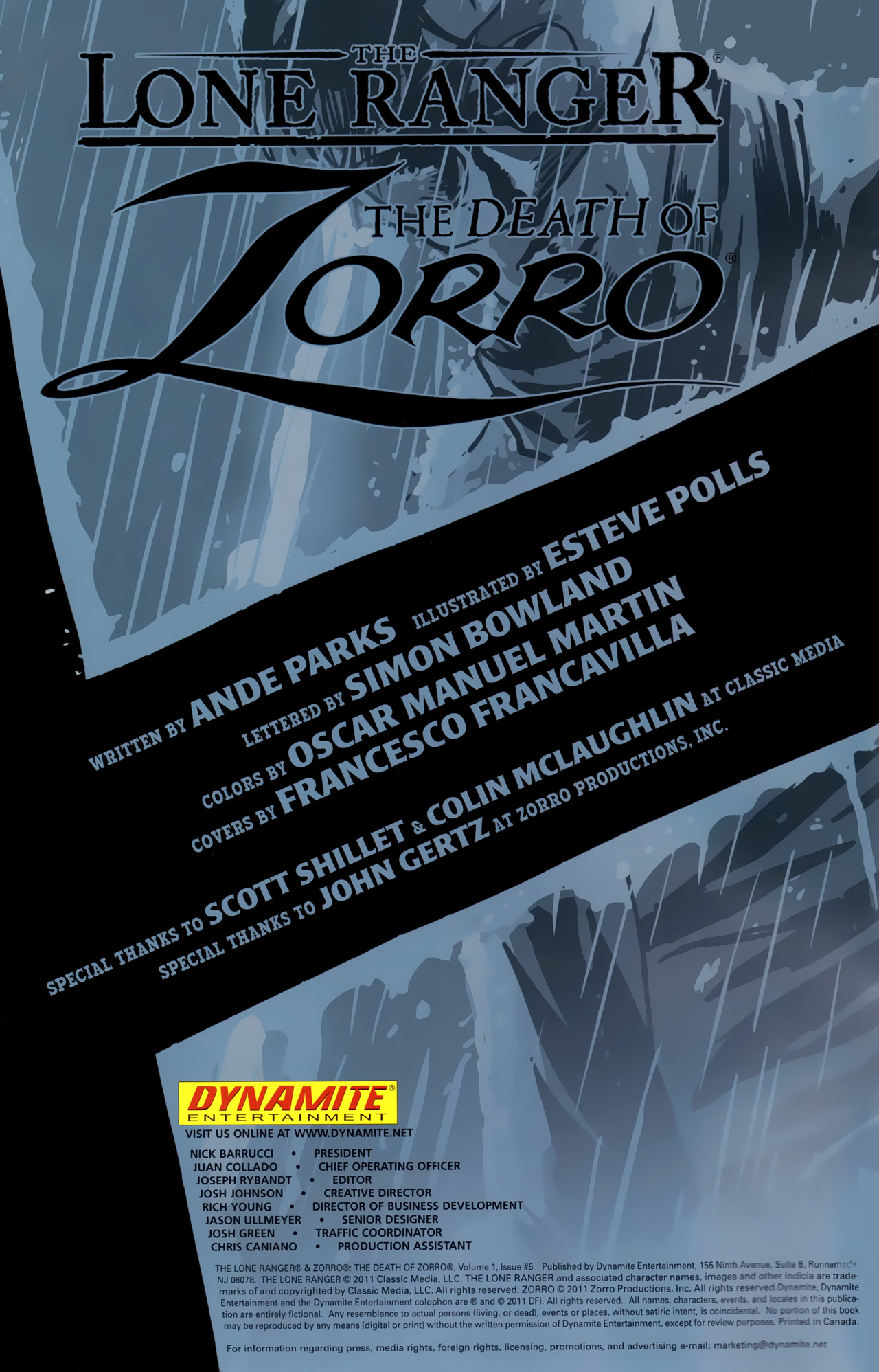 Read online The Lone Ranger & Zorro: The Death of Zorro comic -  Issue #5 - 3