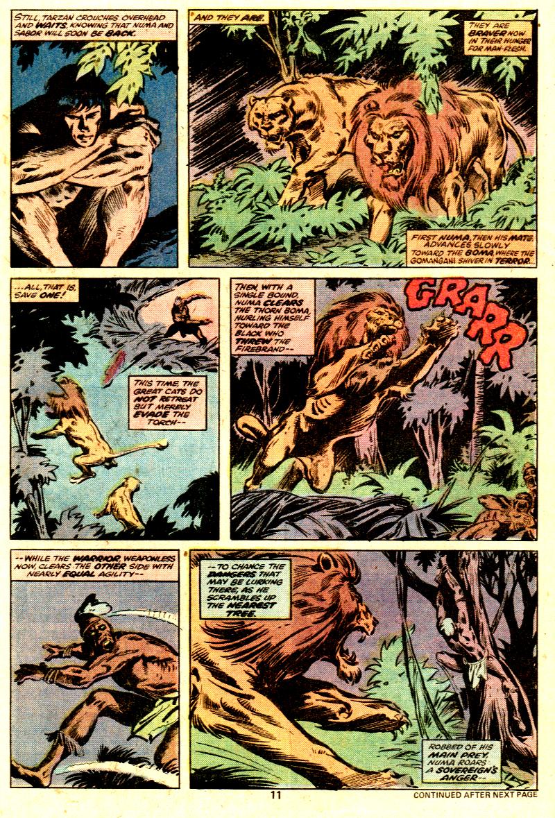 Read online Tarzan (1977) comic -  Issue #7 - 8