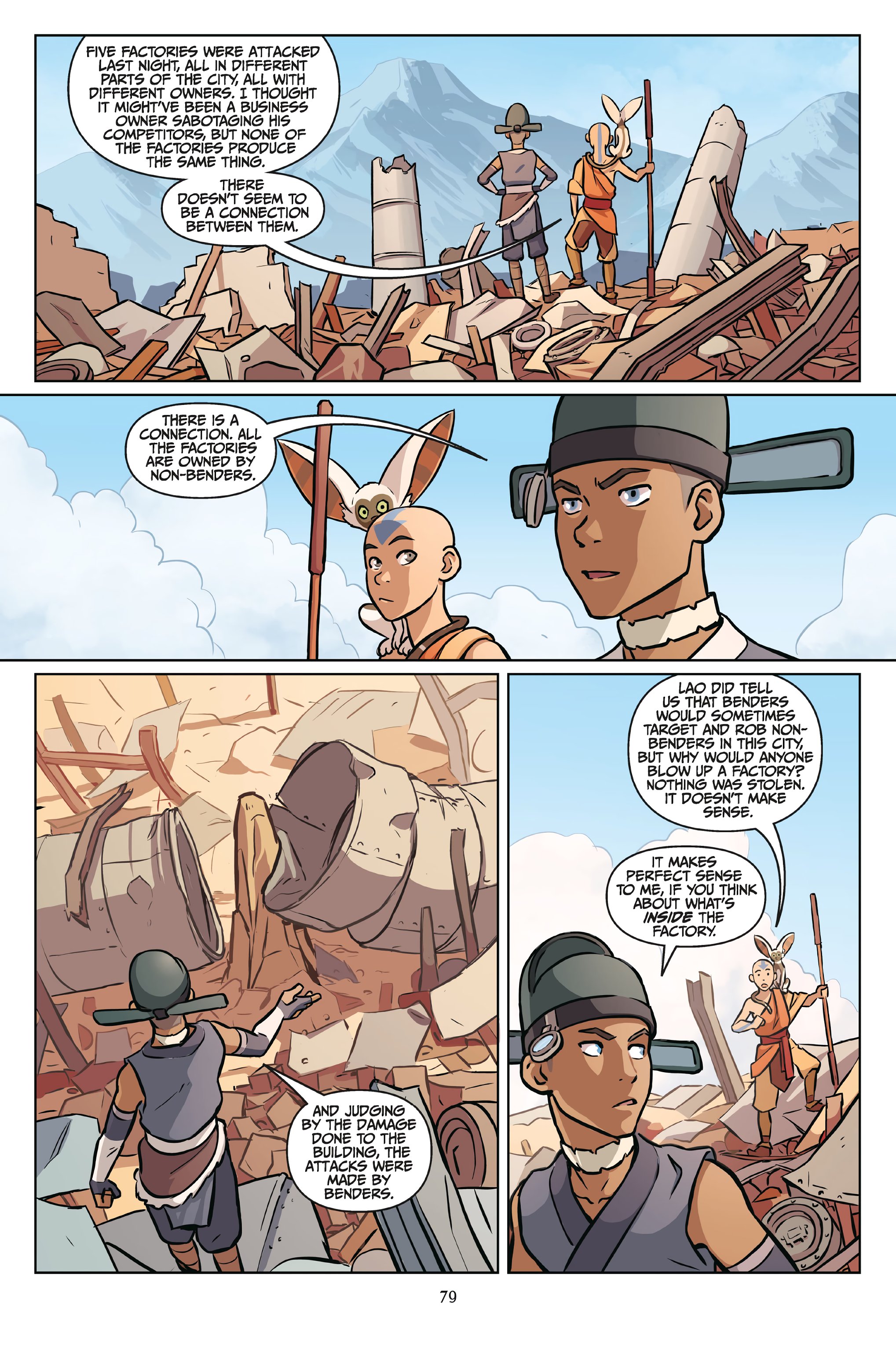 Read online Nickelodeon Avatar: The Last Airbender - Imbalance comic -  Issue # _Omnibus (Part 1) - 80