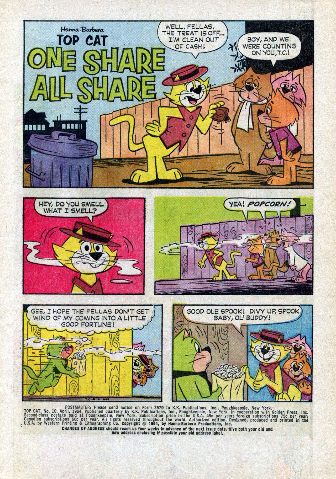 Read online Top Cat (1962) comic -  Issue #10 - 3