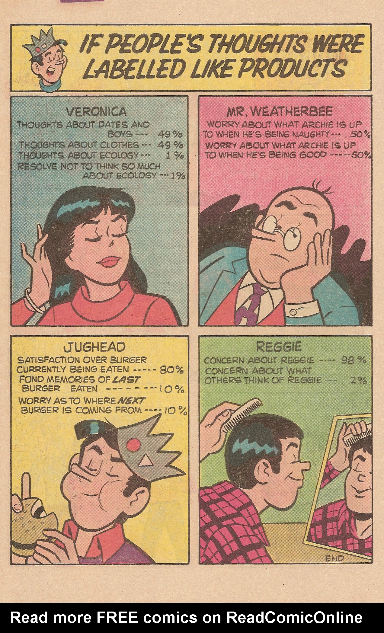 Read online Jughead's Jokes comic -  Issue #77 - 30