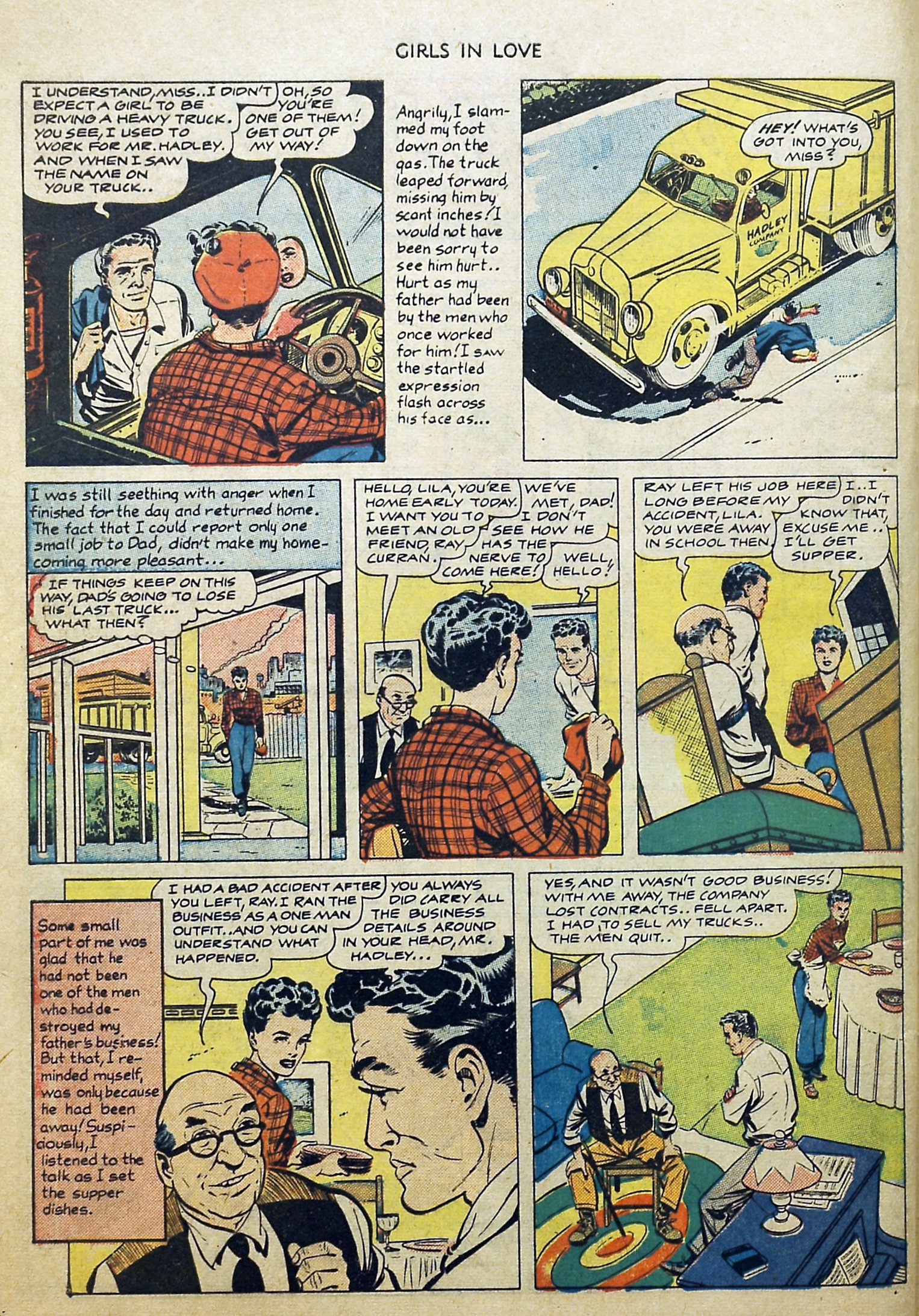 Read online Girls in Love (1950) comic -  Issue #2 - 28
