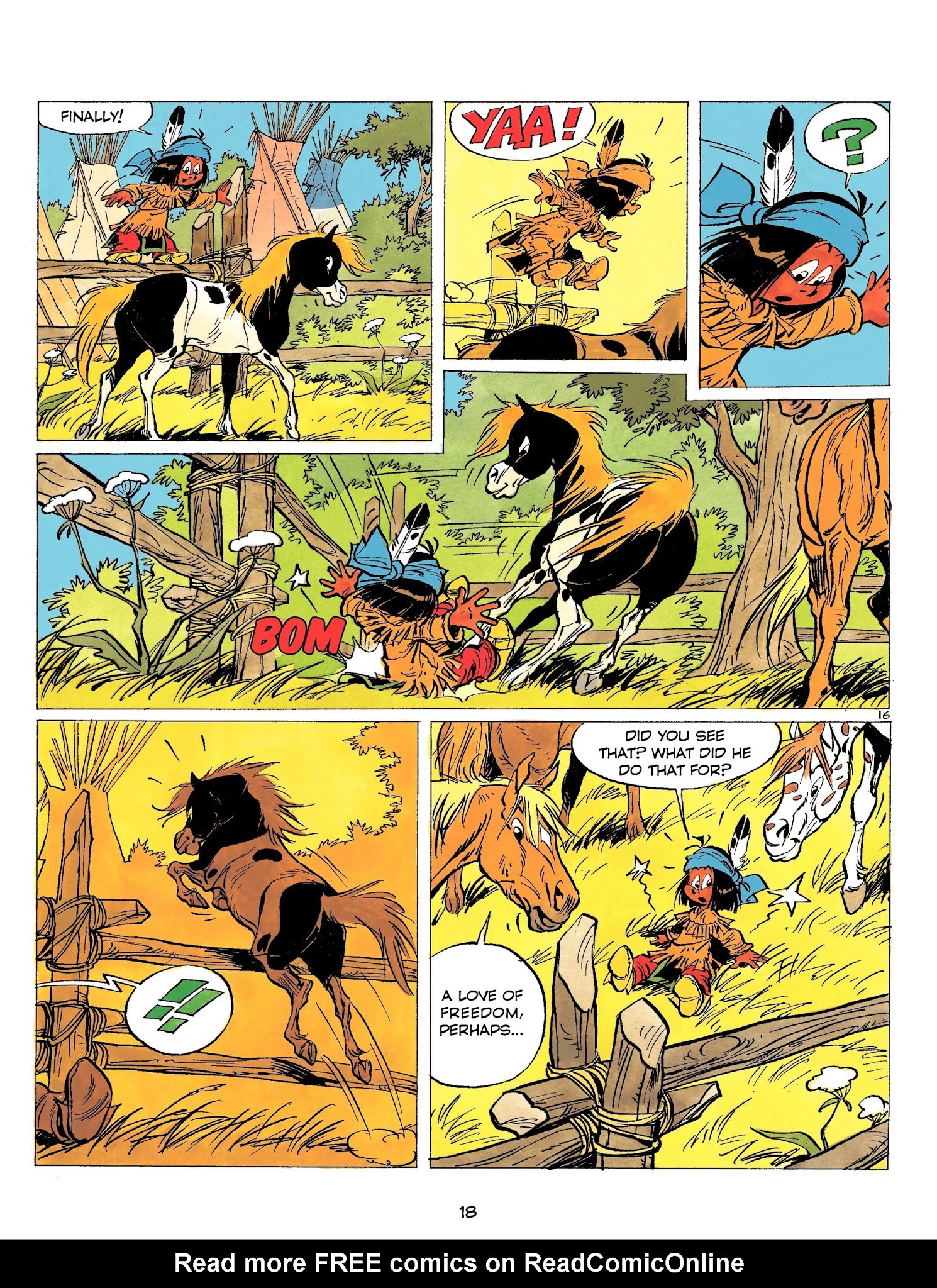 Read online Yakari comic -  Issue #15 - 19