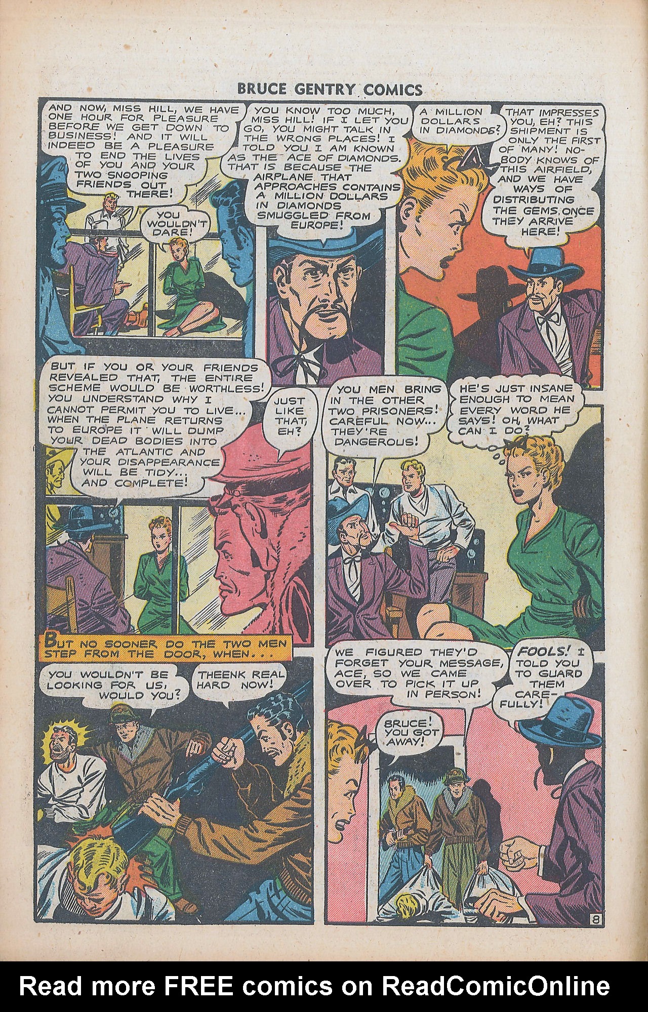 Read online Bruce Gentry comic -  Issue #5 - 10