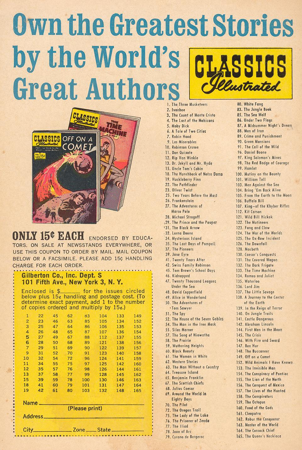 Read online Classics Illustrated comic -  Issue #90 - 52