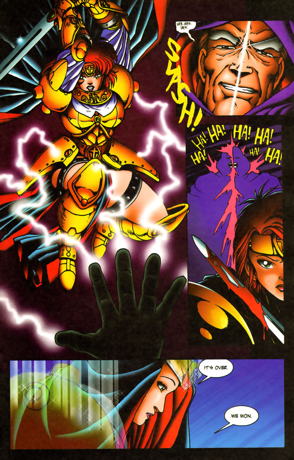Read online Warrior Nun Areala (1994) comic -  Issue #3 - 25