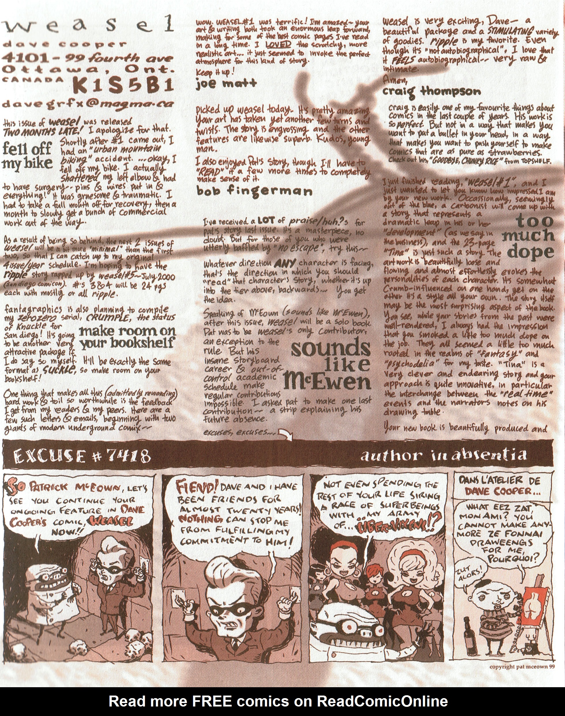 Read online Weasel comic -  Issue #2 - 34