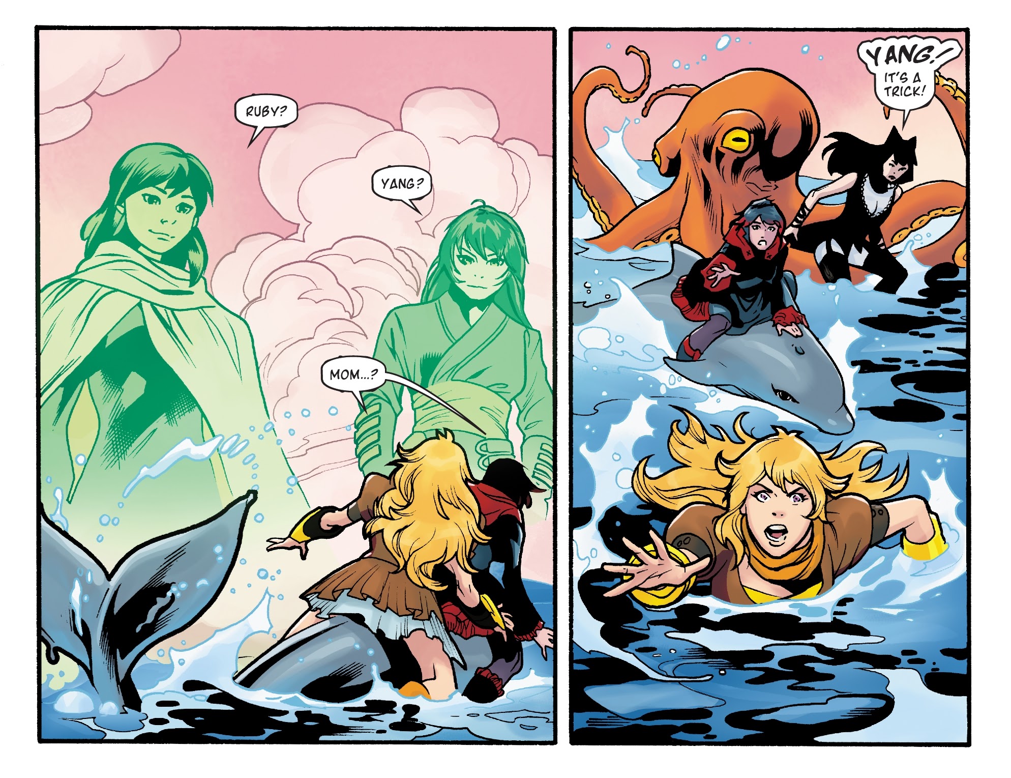 Read online RWBY/Justice League comic -  Issue #12 - 12