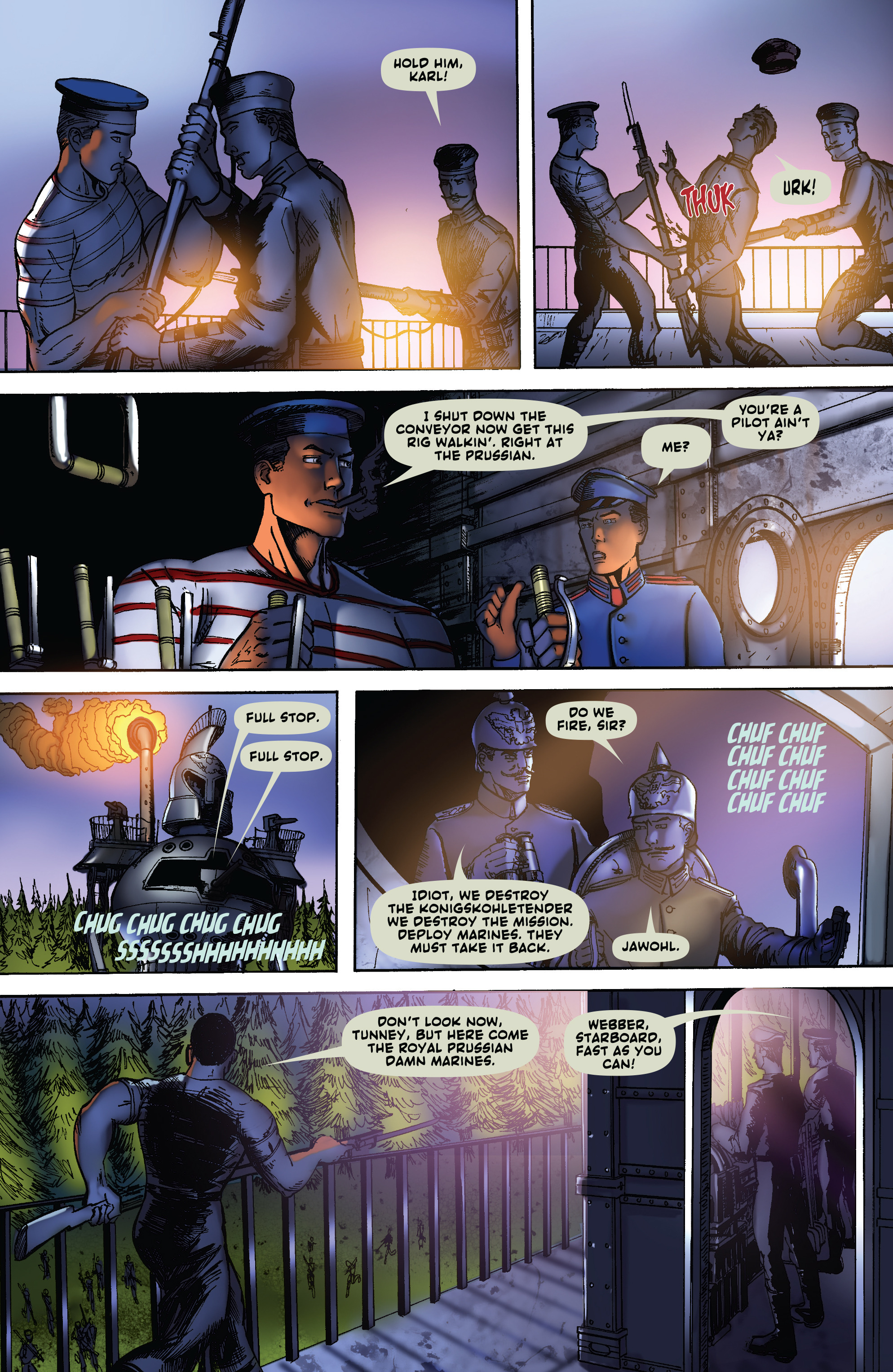 Read online Larry Blamire’s Steam Wars comic -  Issue #3 - 25