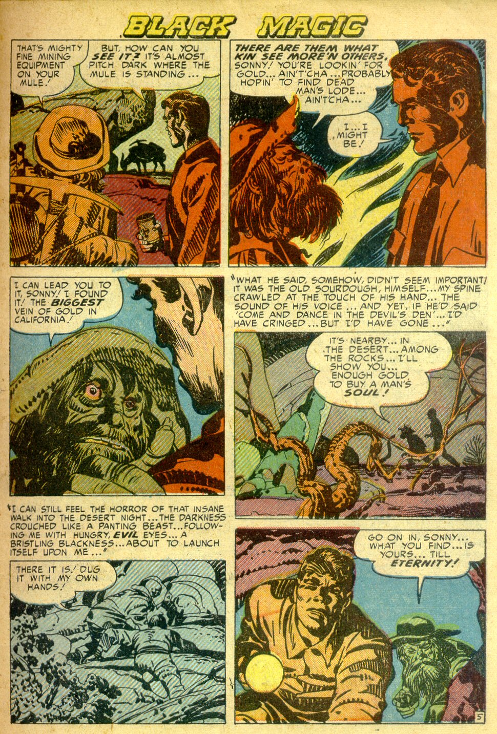 Read online Black Magic (1950) comic -  Issue #10 - 7
