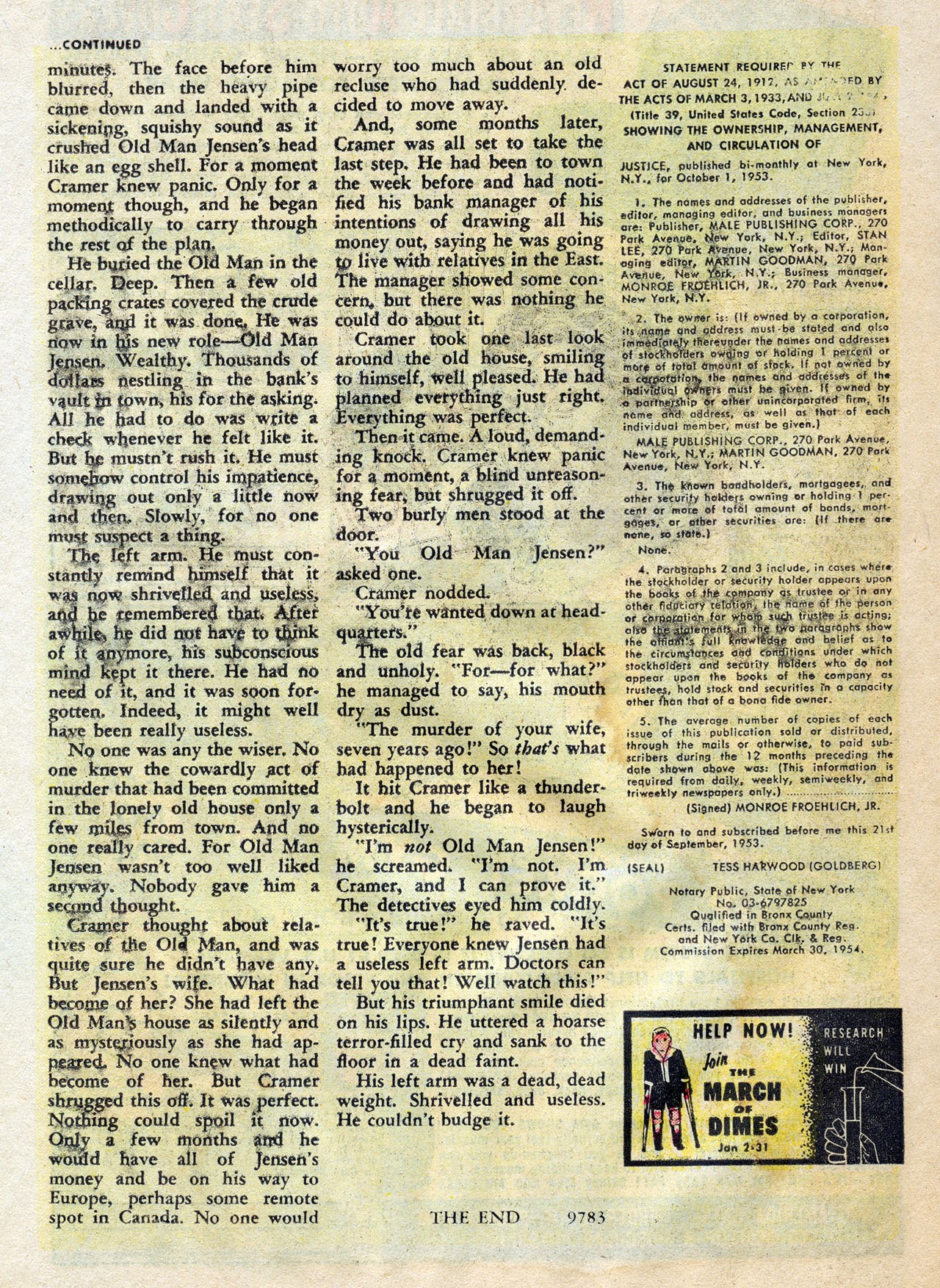 Read online Justice (1947) comic -  Issue #43 - 26
