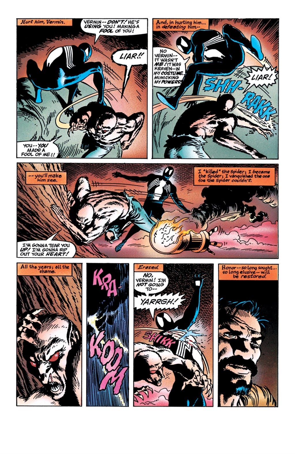 Read online Spider-Man: Kraven's Last Hunt Marvel Select comic -  Issue # TPB (Part 2) - 12