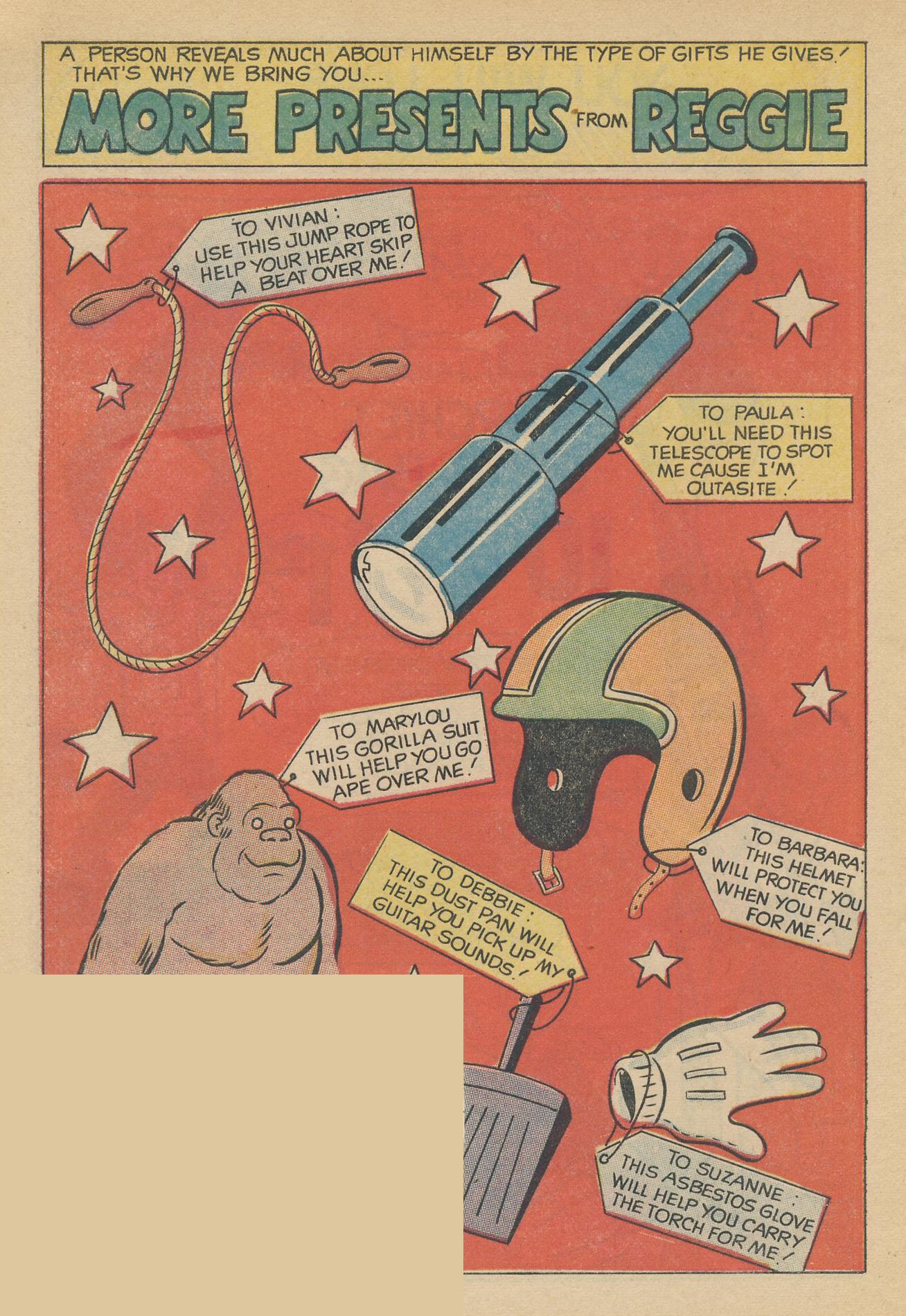Read online Reggie's Wise Guy Jokes comic -  Issue #14 - 32