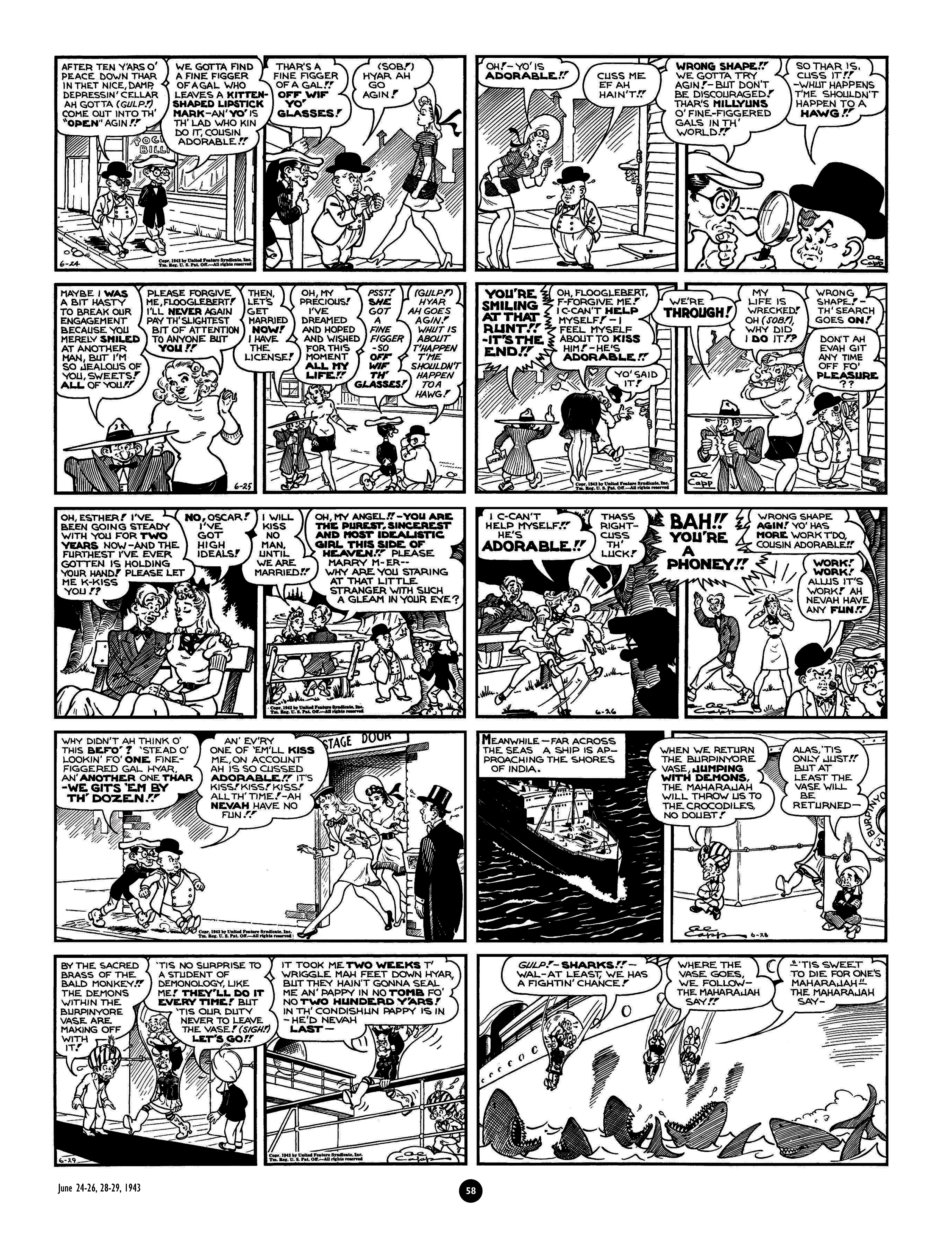 Read online Al Capp's Li'l Abner Complete Daily & Color Sunday Comics comic -  Issue # TPB 5 (Part 1) - 59