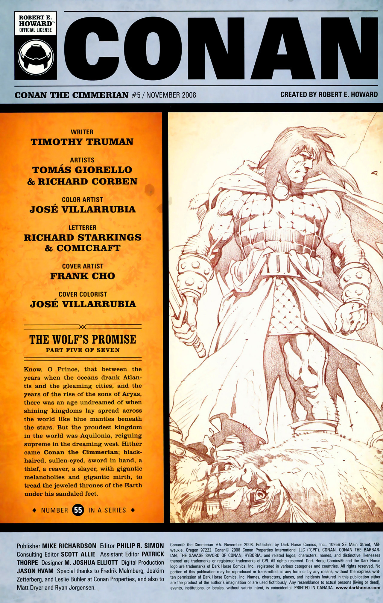 Read online Conan The Cimmerian comic -  Issue #5 - 2