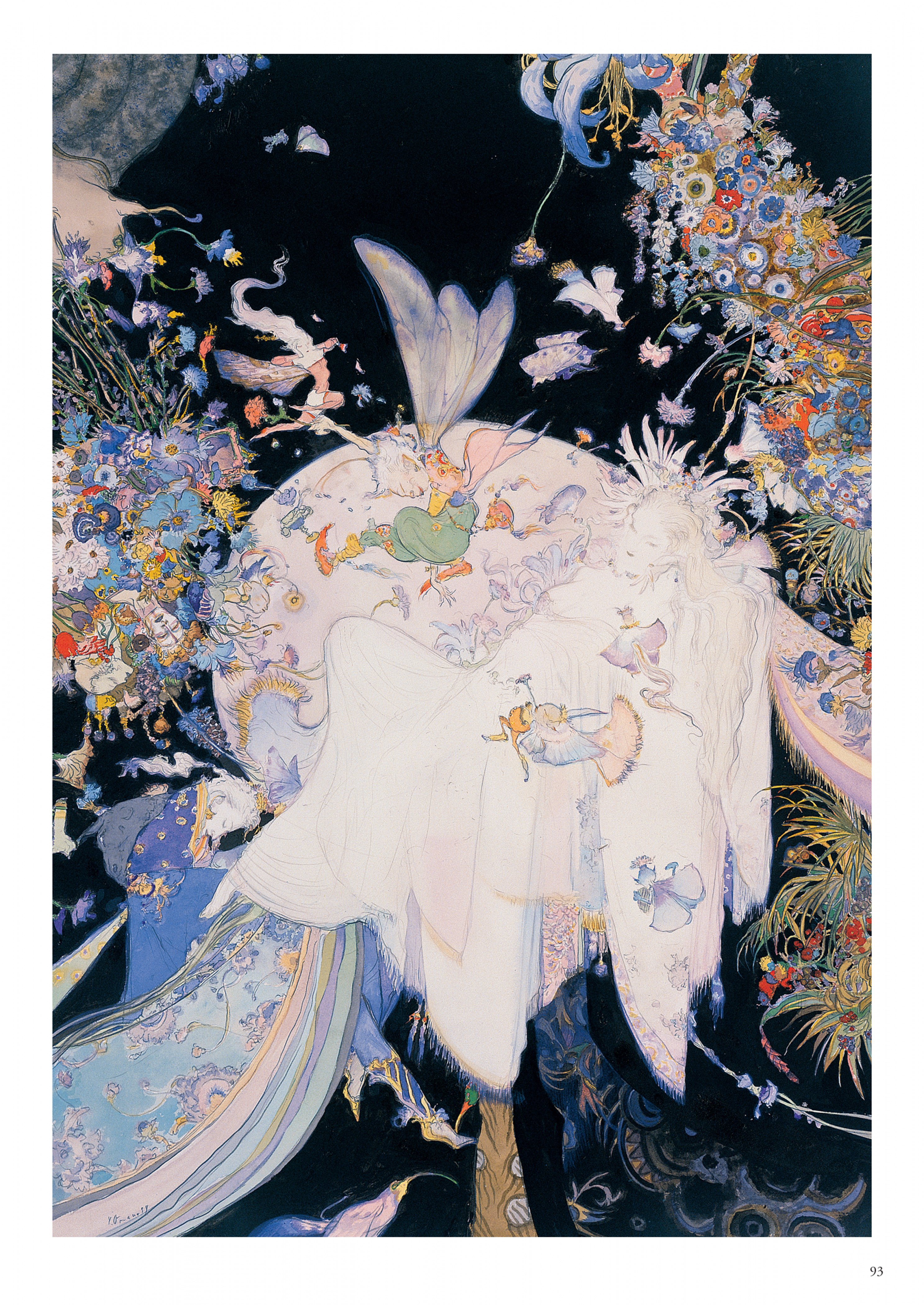 Read online Elegant Spirits: Amano's Tale of Genji and Fairies comic -  Issue # TPB - 64