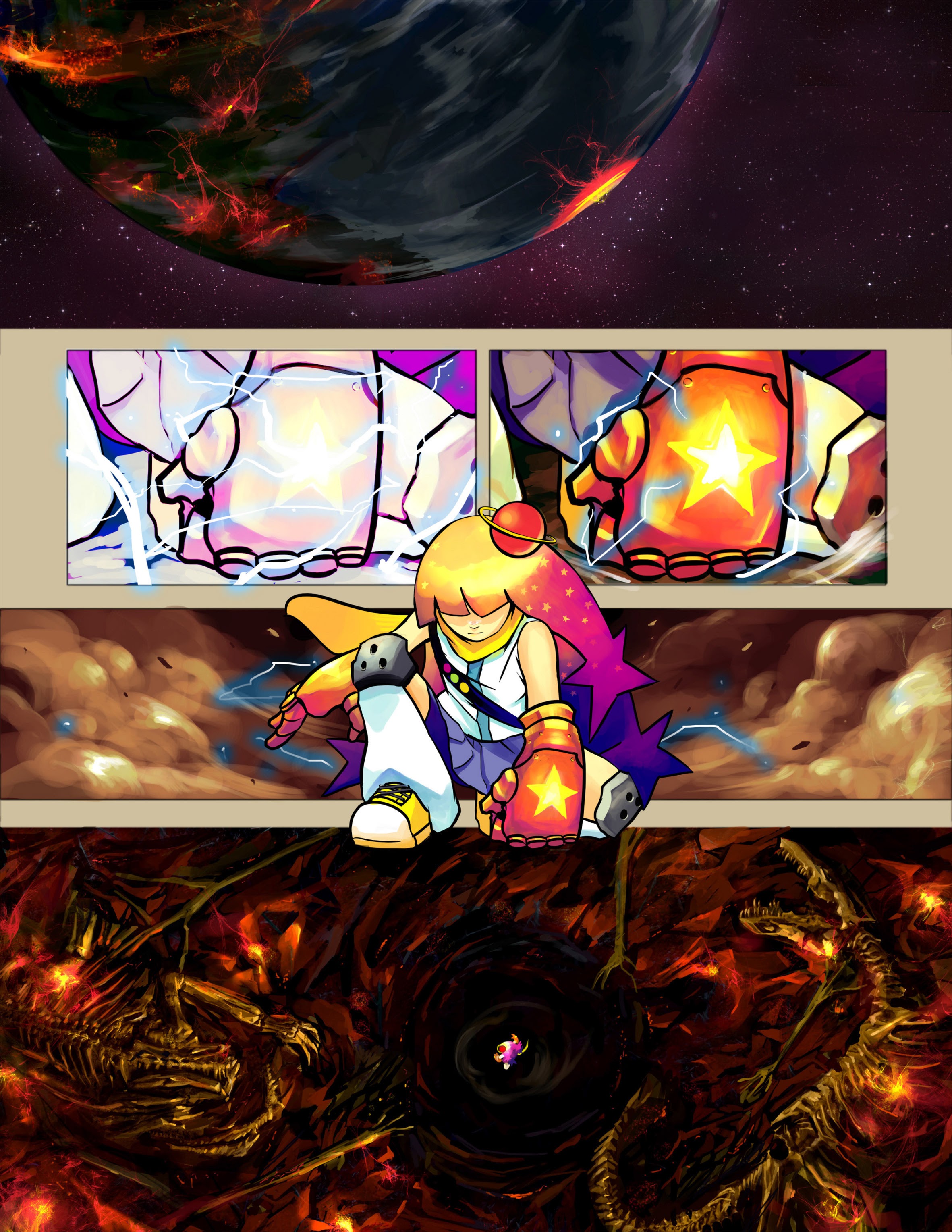 Read online Starpunch Girl comic -  Issue #1 - 5