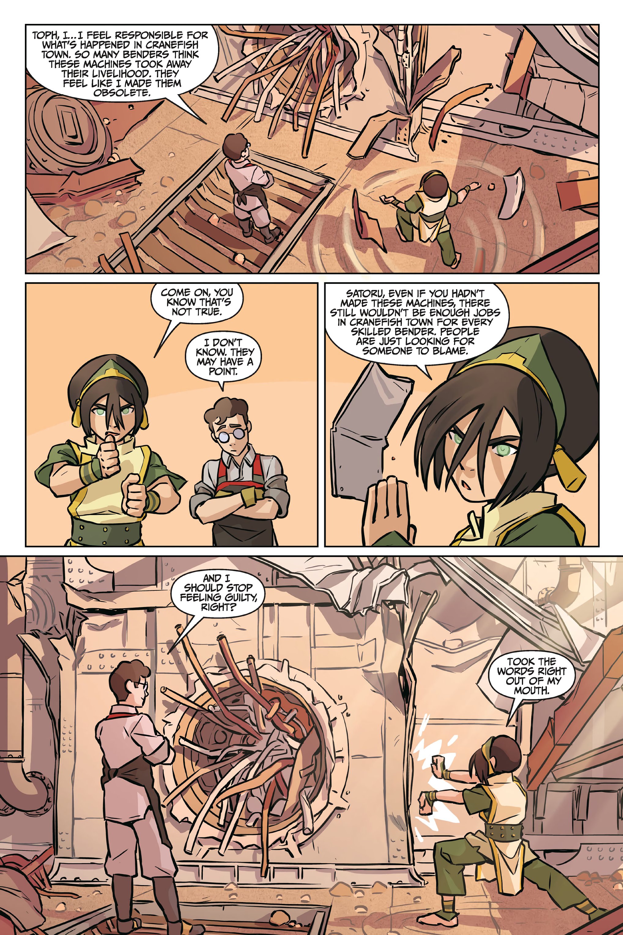 Read online Nickelodeon Avatar: The Last Airbender - Imbalance comic -  Issue # _Omnibus (Part 2) - 2