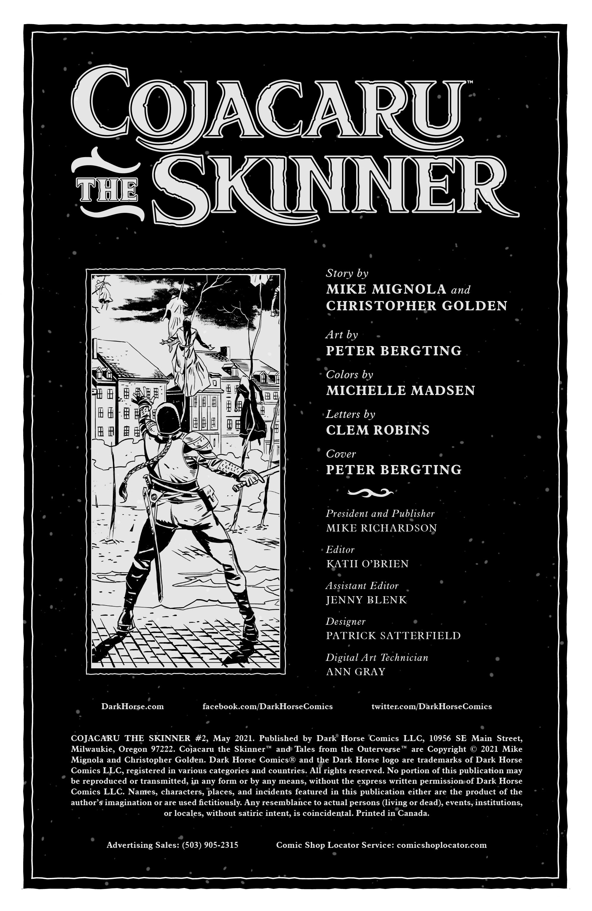 Read online Cojacaru the Skinner comic -  Issue #2 - 2