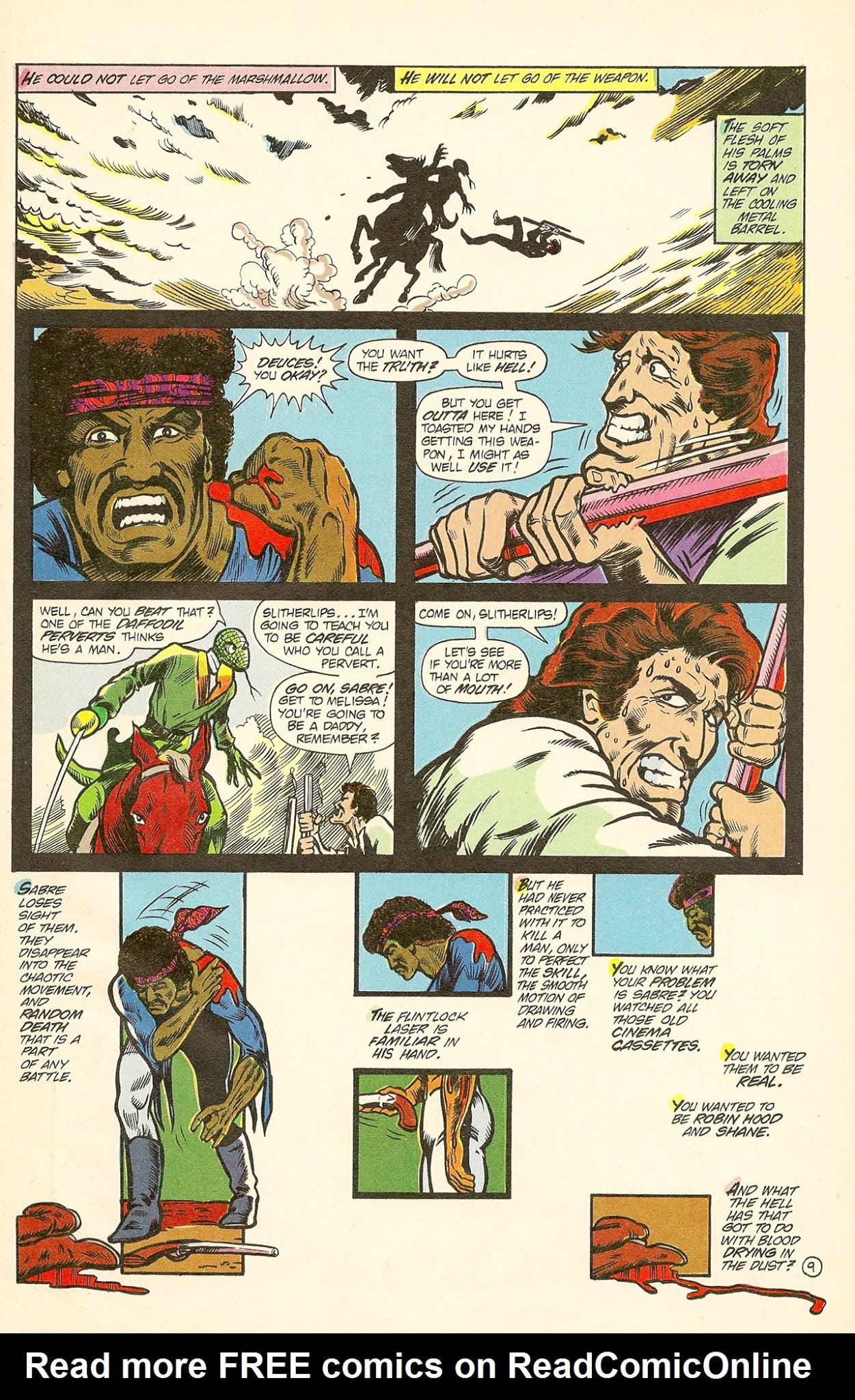 Read online Sabre comic -  Issue #6 - 11