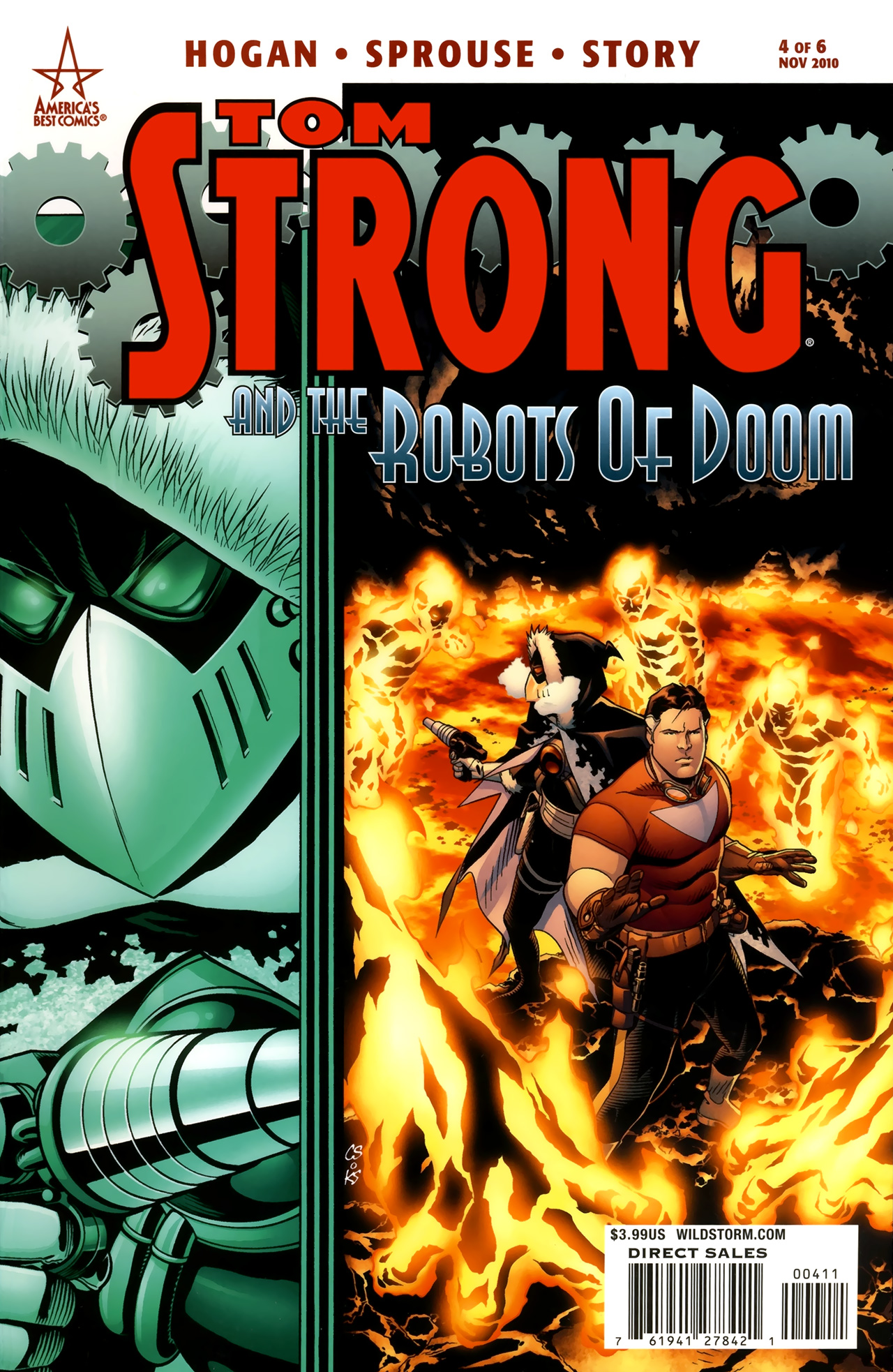 Read online Tom Strong and the Robots of Doom comic -  Issue #4 - 1
