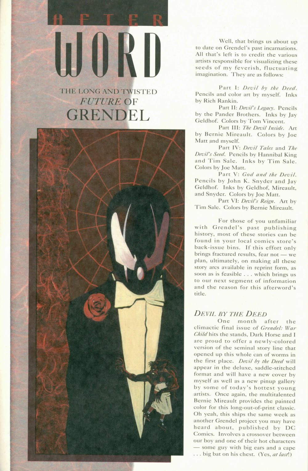 Read online Grendel: War Child comic -  Issue #9 - 27