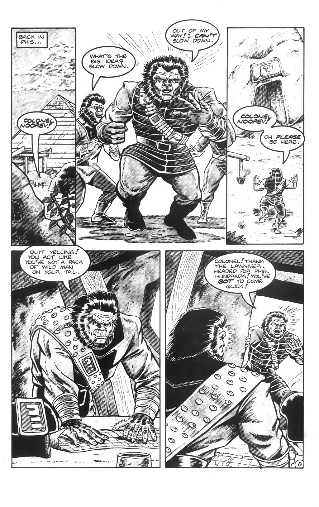 Read online Planet of the Apes: Blood of the Apes comic -  Issue #3 - 9