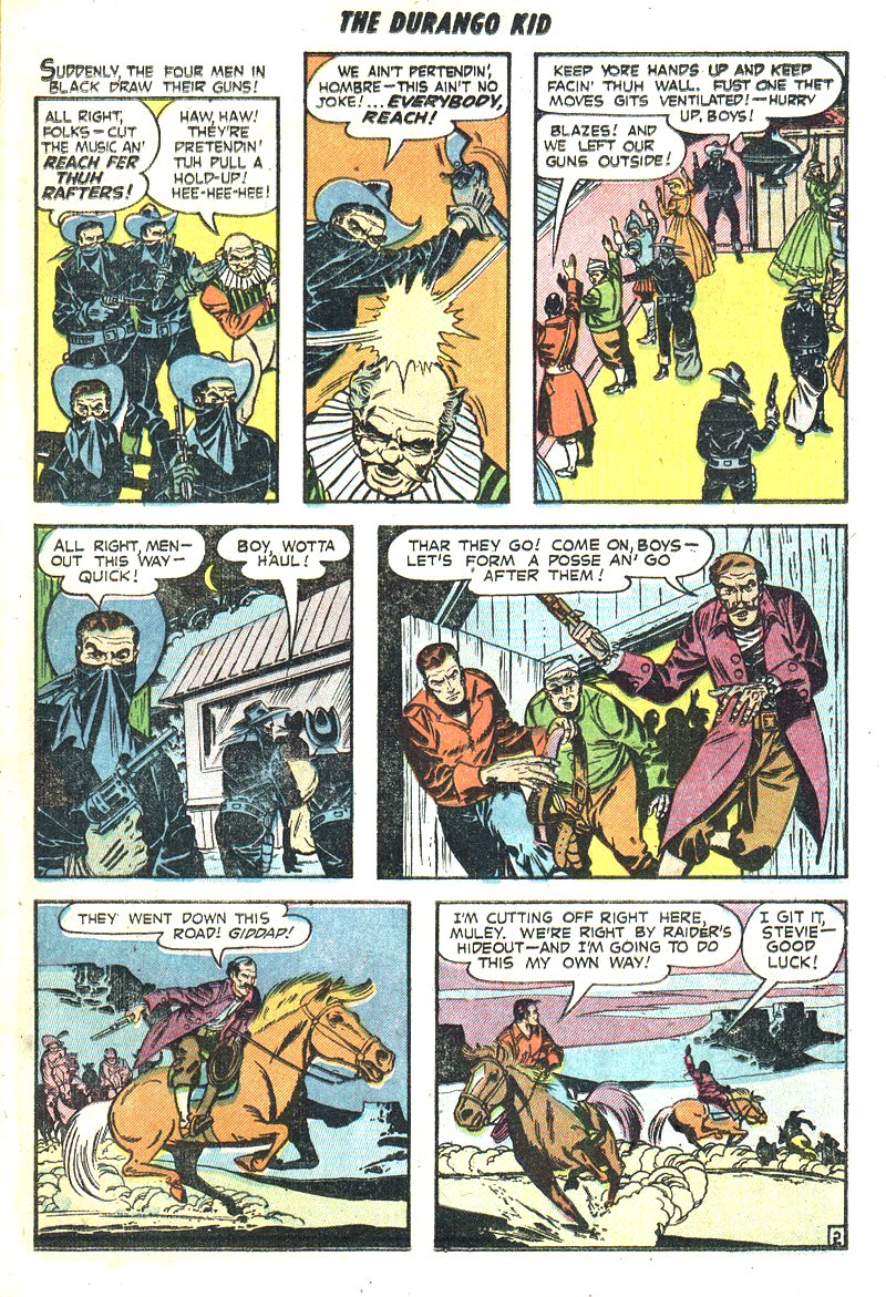 Read online Charles Starrett as The Durango Kid comic -  Issue #17 - 12