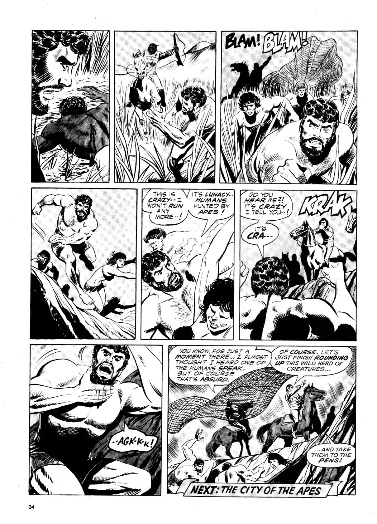 Read online Planet of the Apes (1974) comic -  Issue #1 - 34