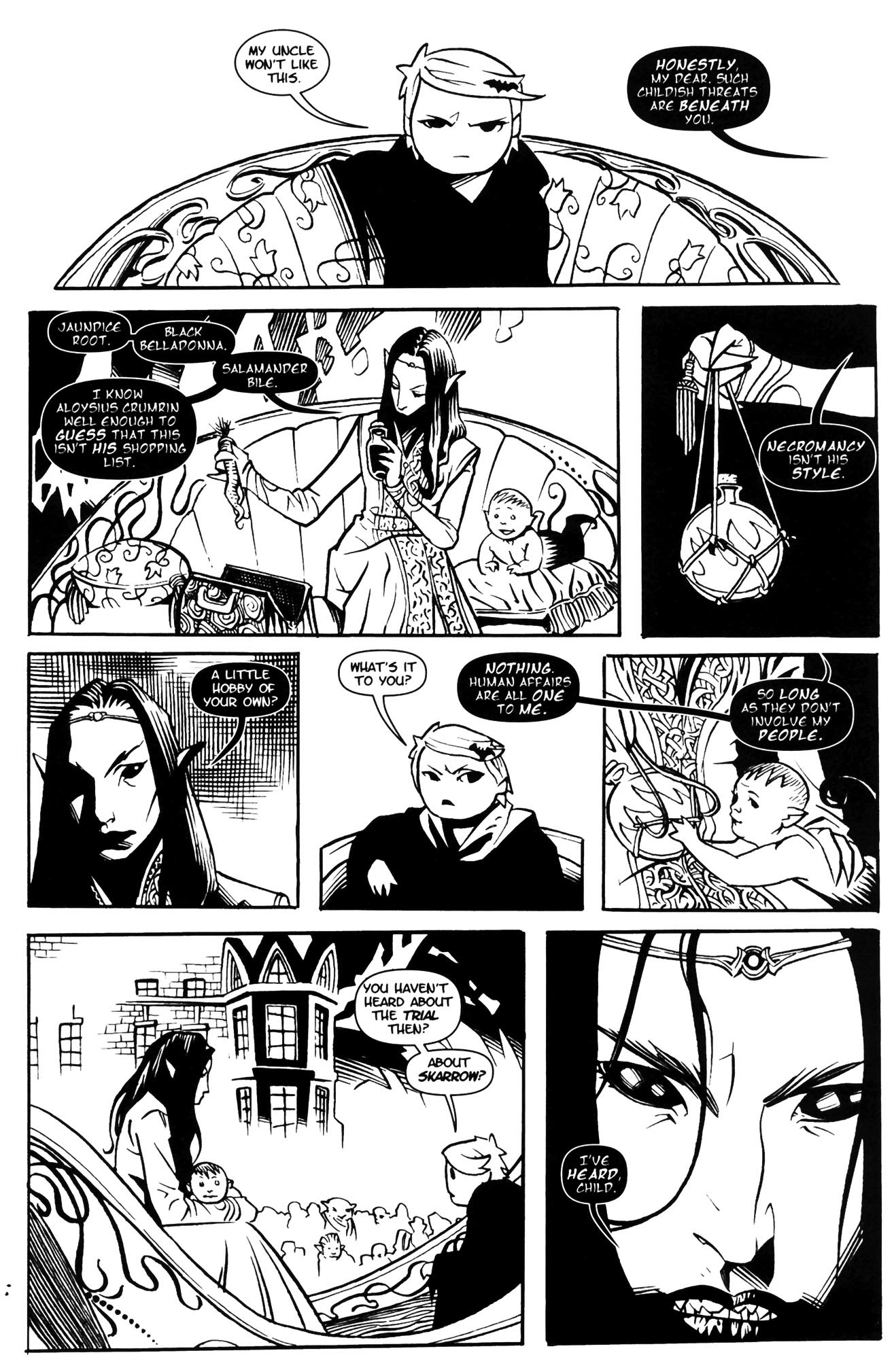 Read online Courtney Crumrin and the Coven of Mystics comic -  Issue #4 - 5
