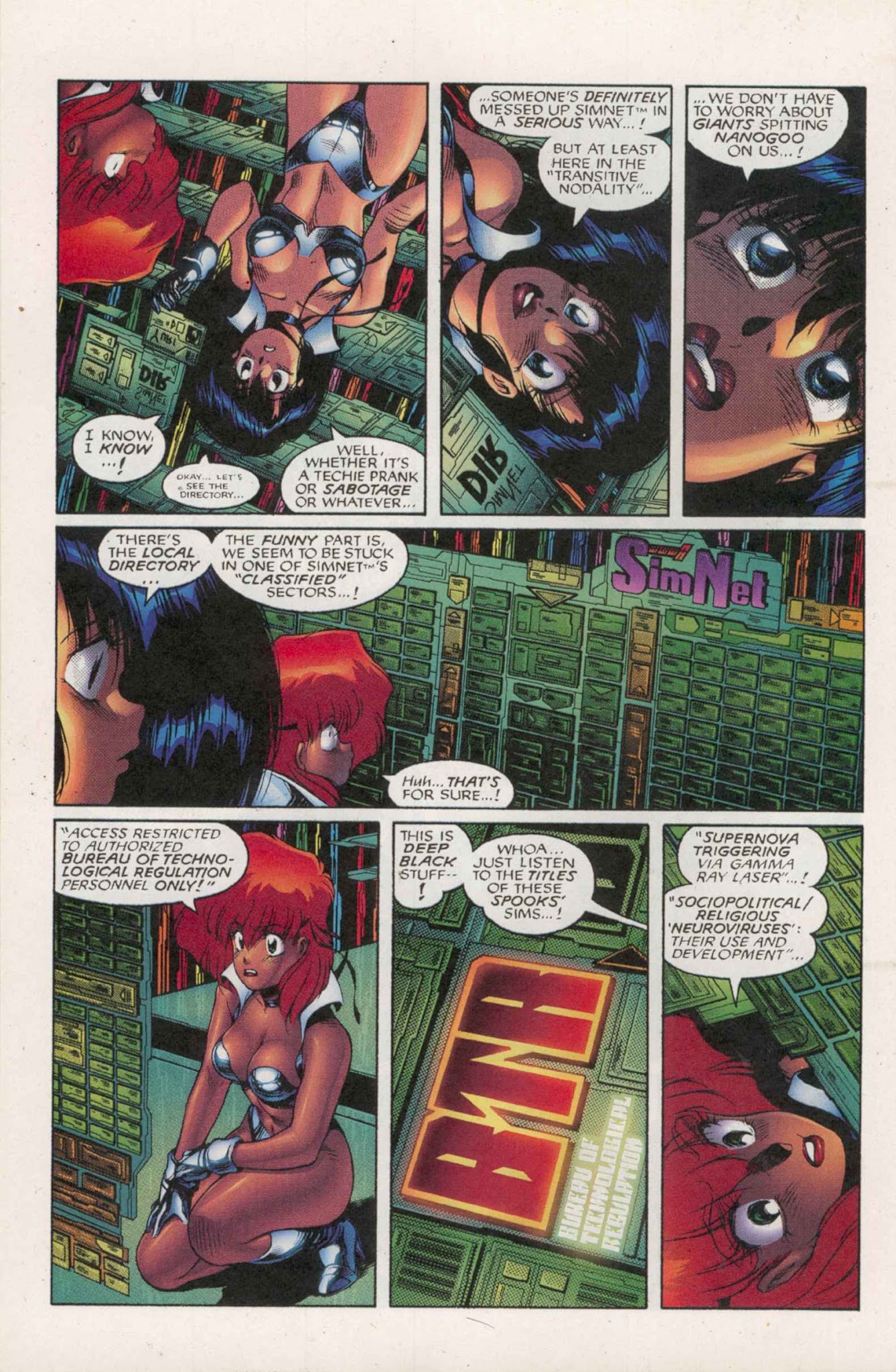 Read online The Dirty Pair: Sim Hell Remastered comic -  Issue #3 - 11