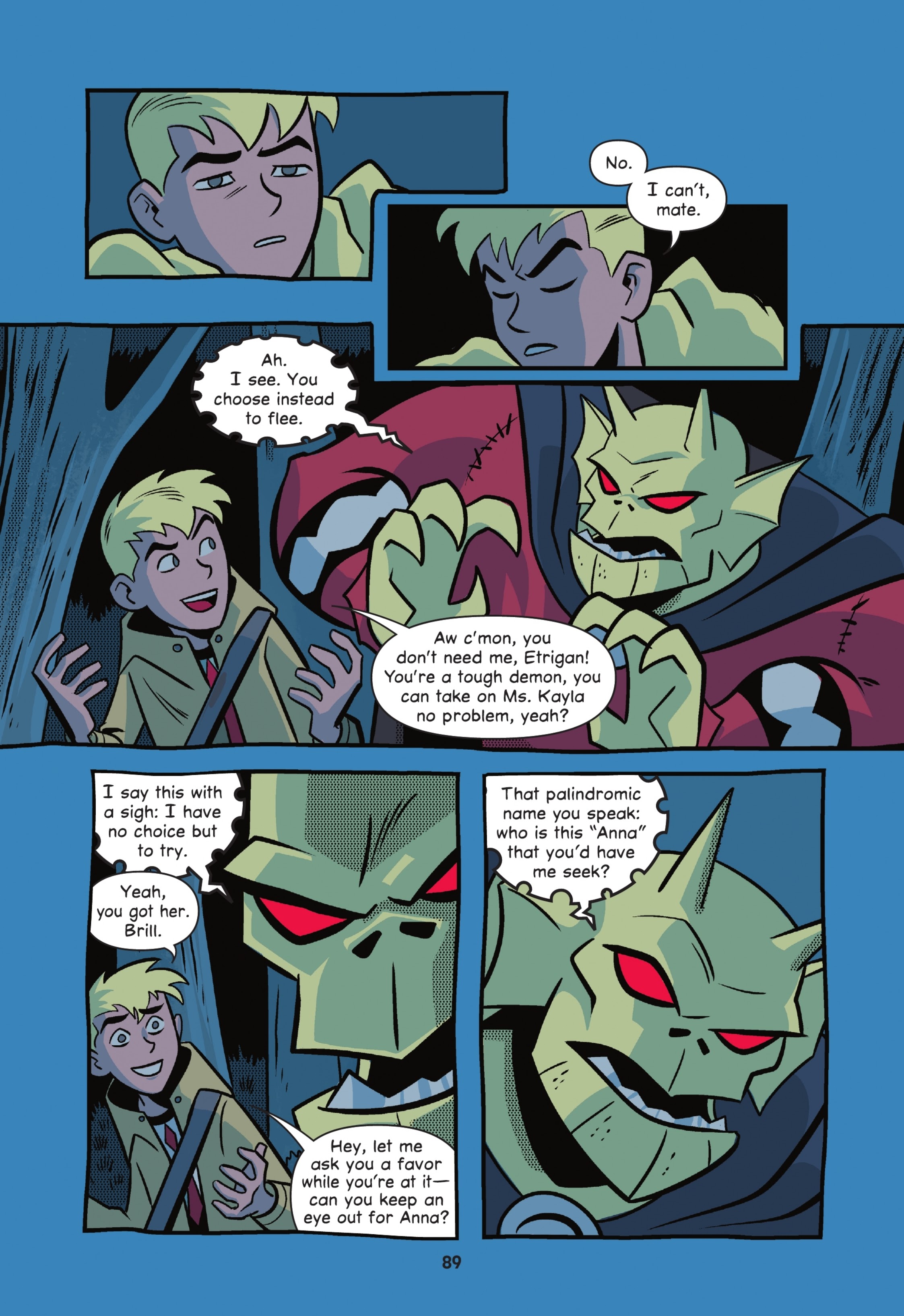 Read online The Mystery of the Meanest Teacher: A Johnny Constantine Graphic Novel comic -  Issue # TPB (Part 1) - 87