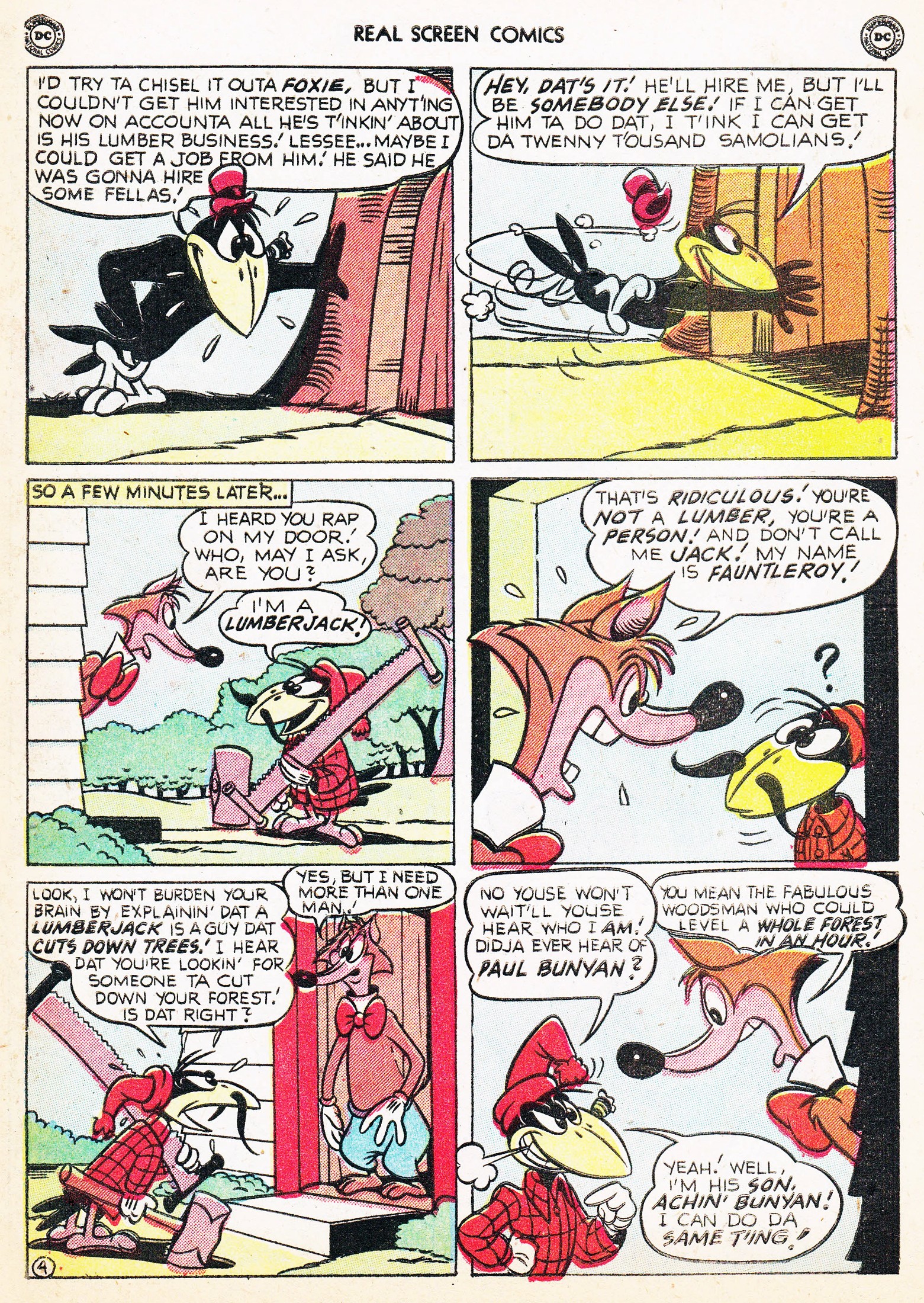 Read online Real Screen Comics comic -  Issue #37 - 6