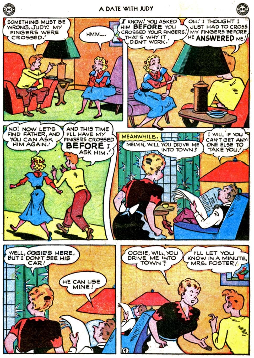 Read online A Date with Judy comic -  Issue #10 - 13