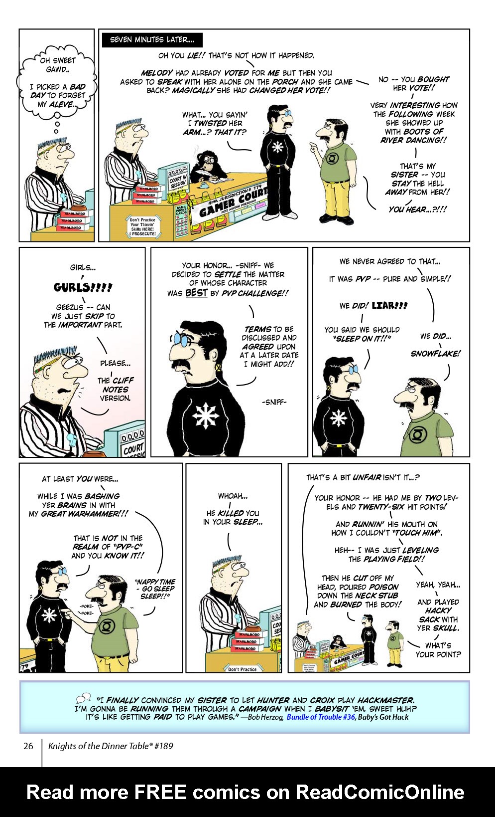 Read online Knights of the Dinner Table comic -  Issue #189 - 28