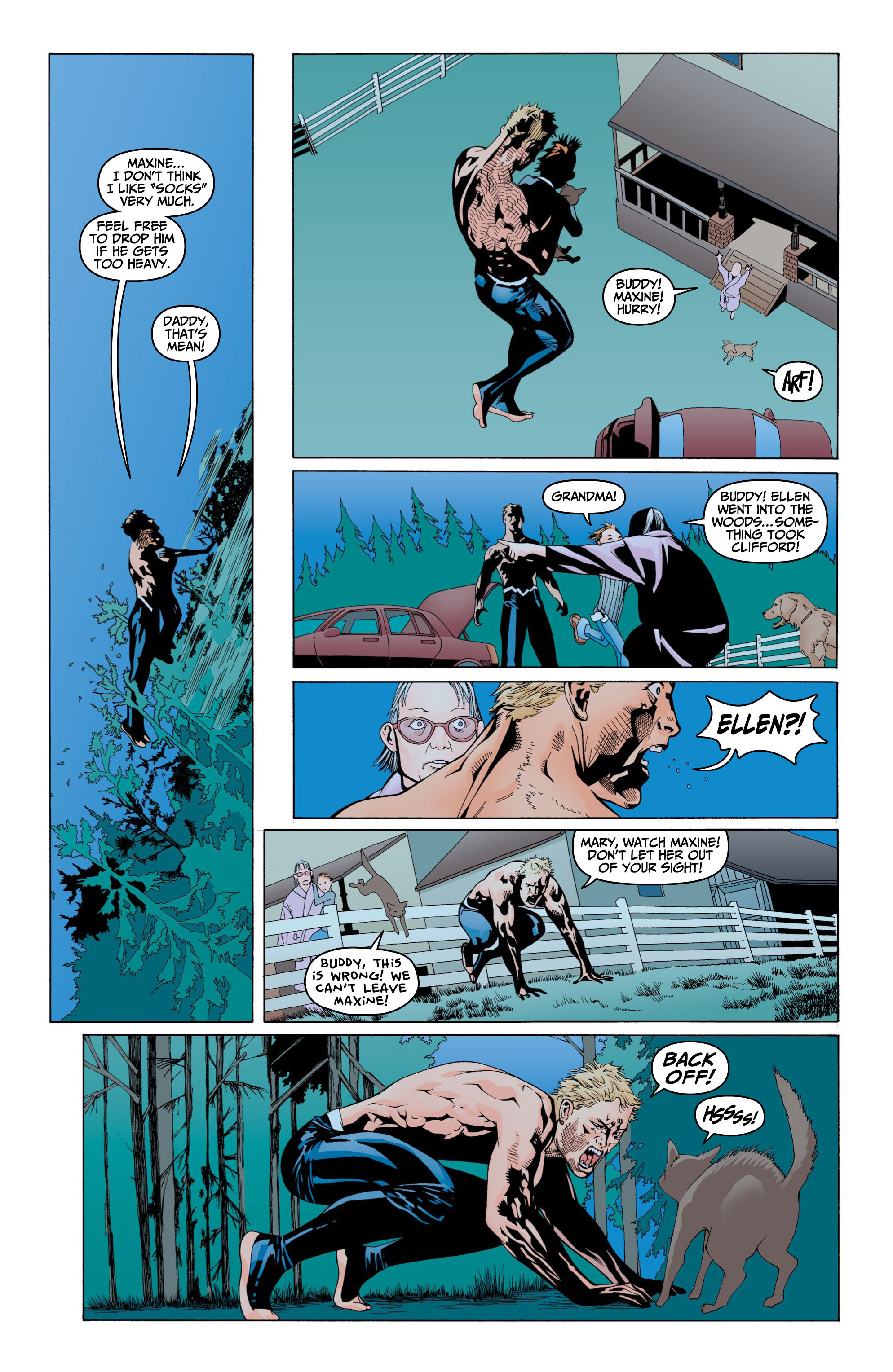 Read online Animal Man: The Hunt comic -  Issue # TPB - 92