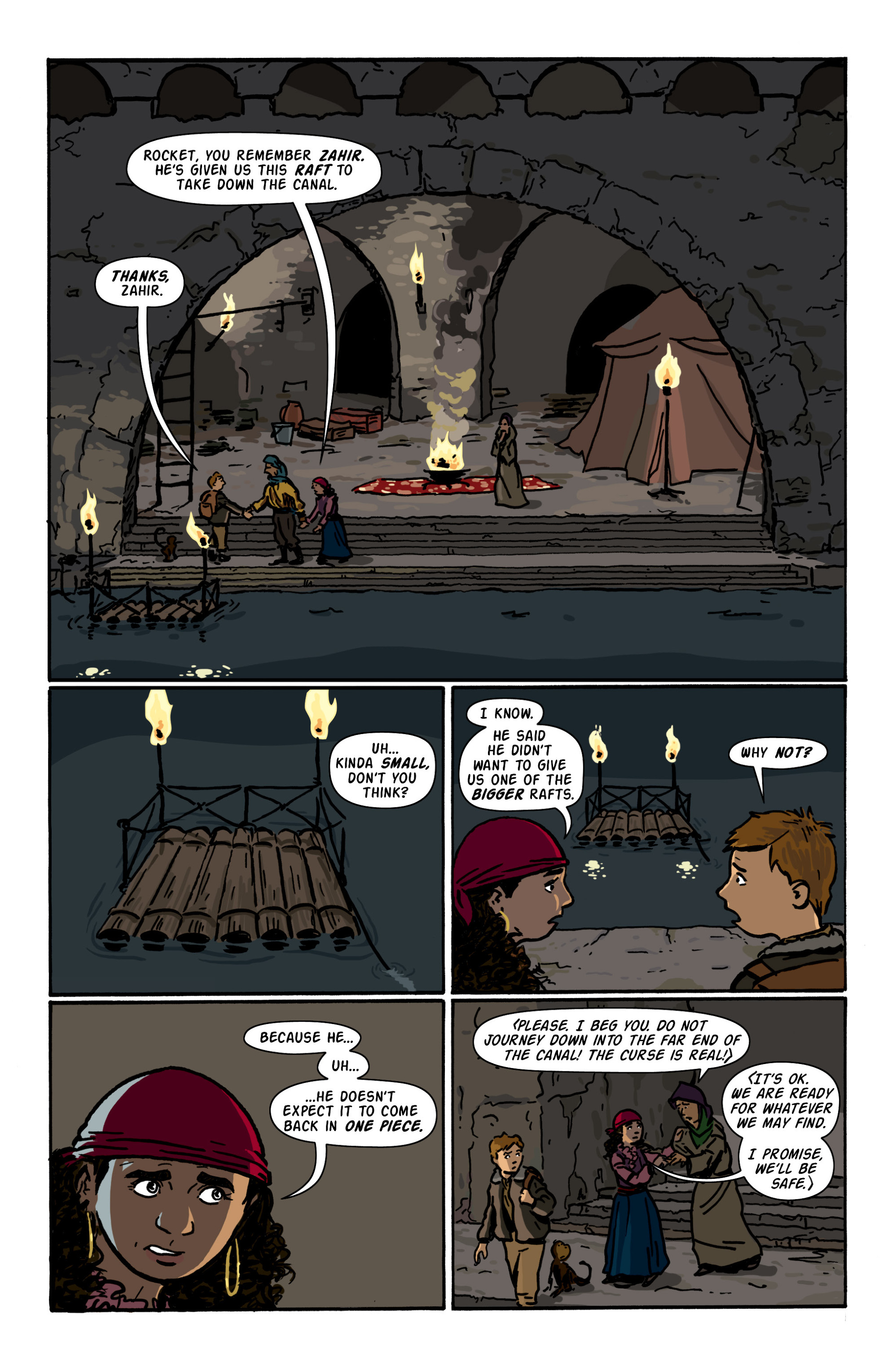 Read online Rocket Robinson and the Pharaoh's Fortune comic -  Issue # TPB (Part 2) - 83