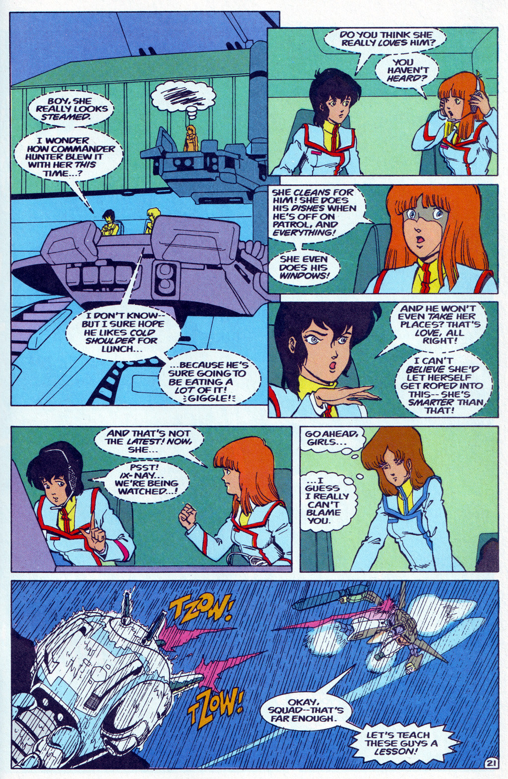 Read online Robotech The Macross Saga comic -  Issue #28 - 23