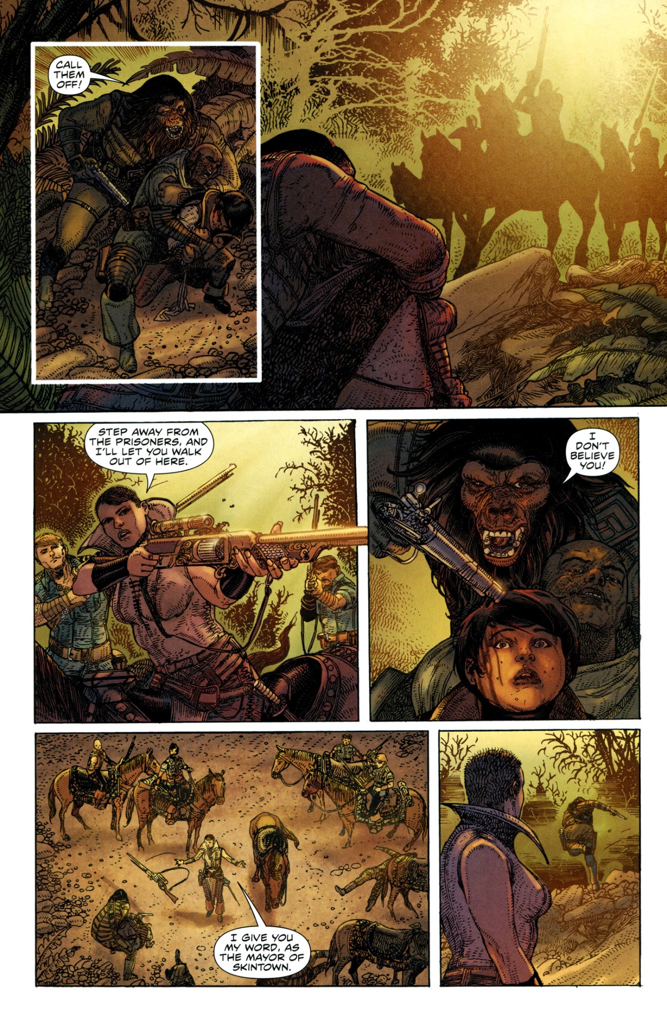 Read online Planet of the Apes (2011) comic -  Issue #15 - 16