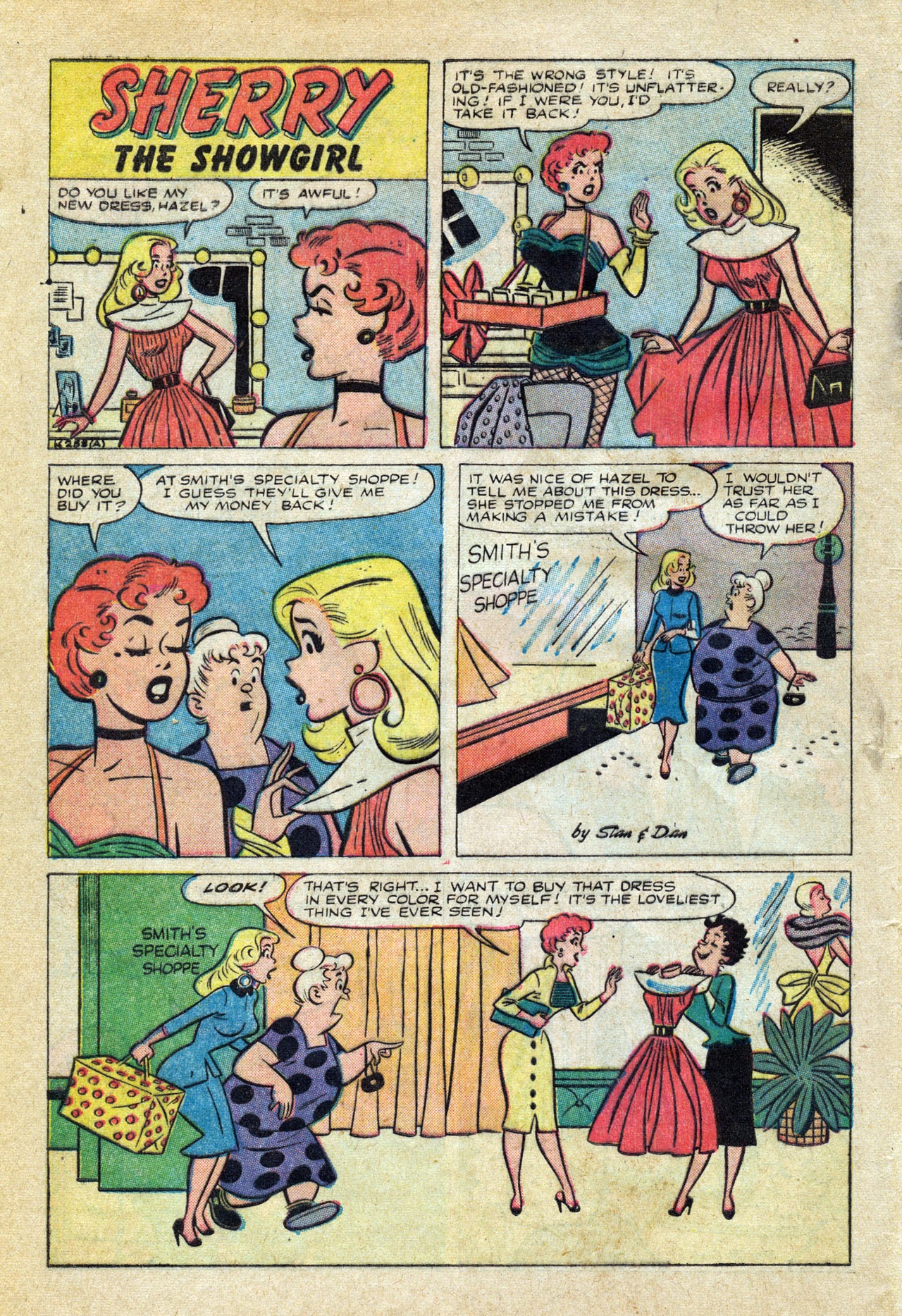 Read online Sherry the Showgirl (1956) comic -  Issue #2 - 8