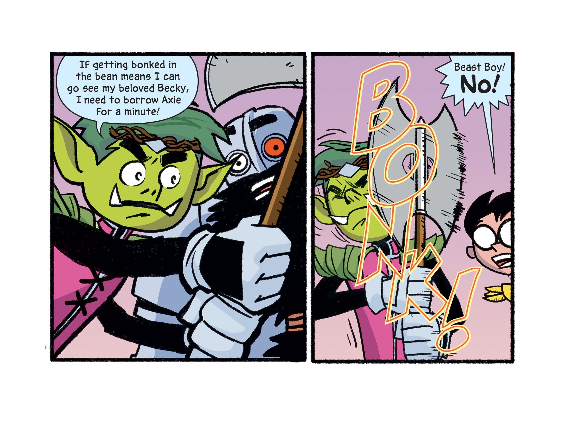 Read online Teen Titans Go! Roll With It! comic -  Issue #8 - 28