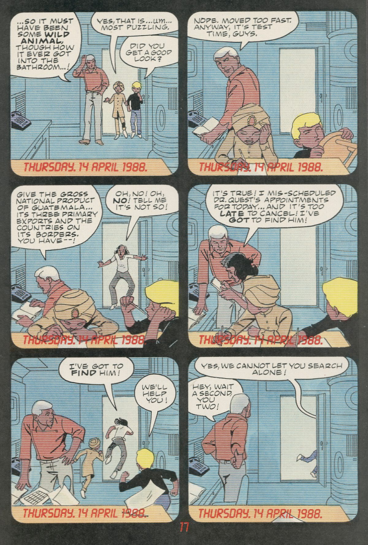 Read online Jonny Quest comic -  Issue #22 - 21