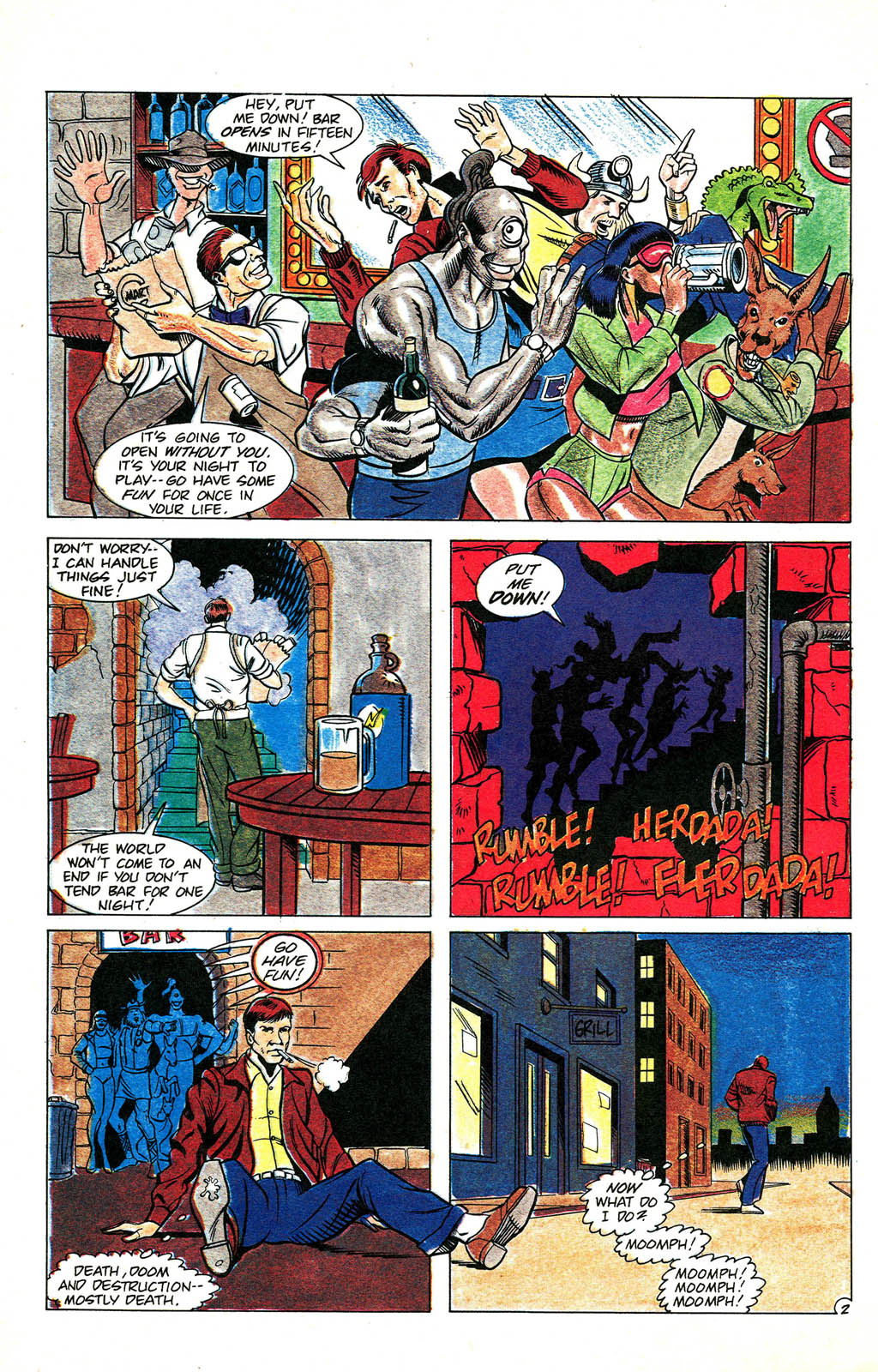 Read online Grimjack comic -  Issue #61 - 28