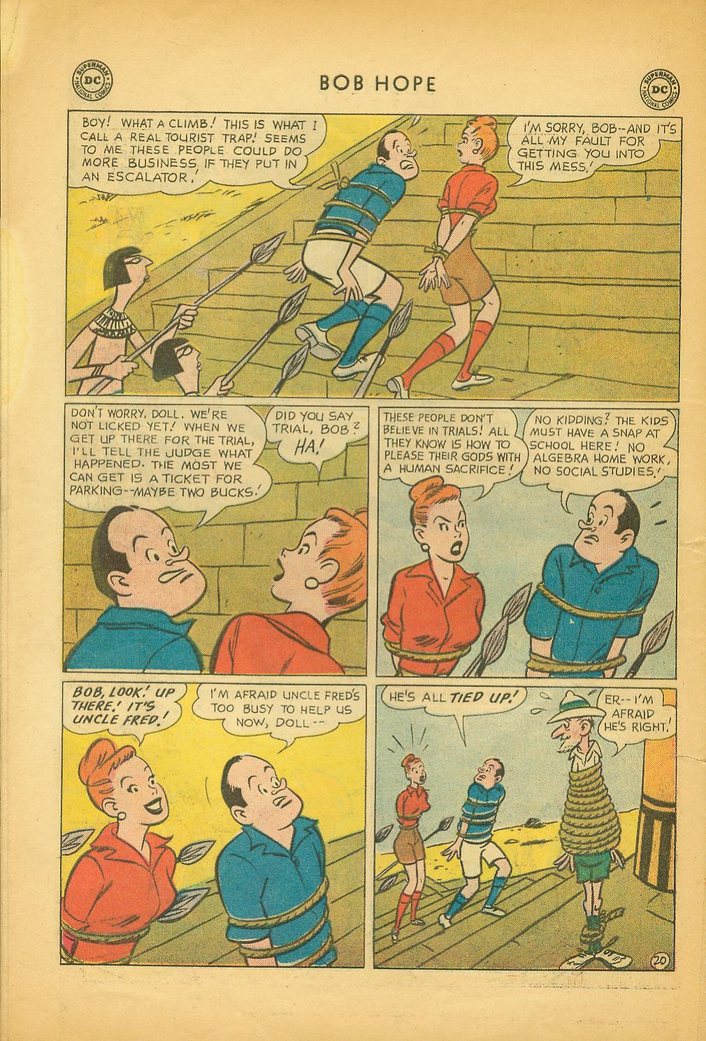 Read online The Adventures of Bob Hope comic -  Issue #64 - 26