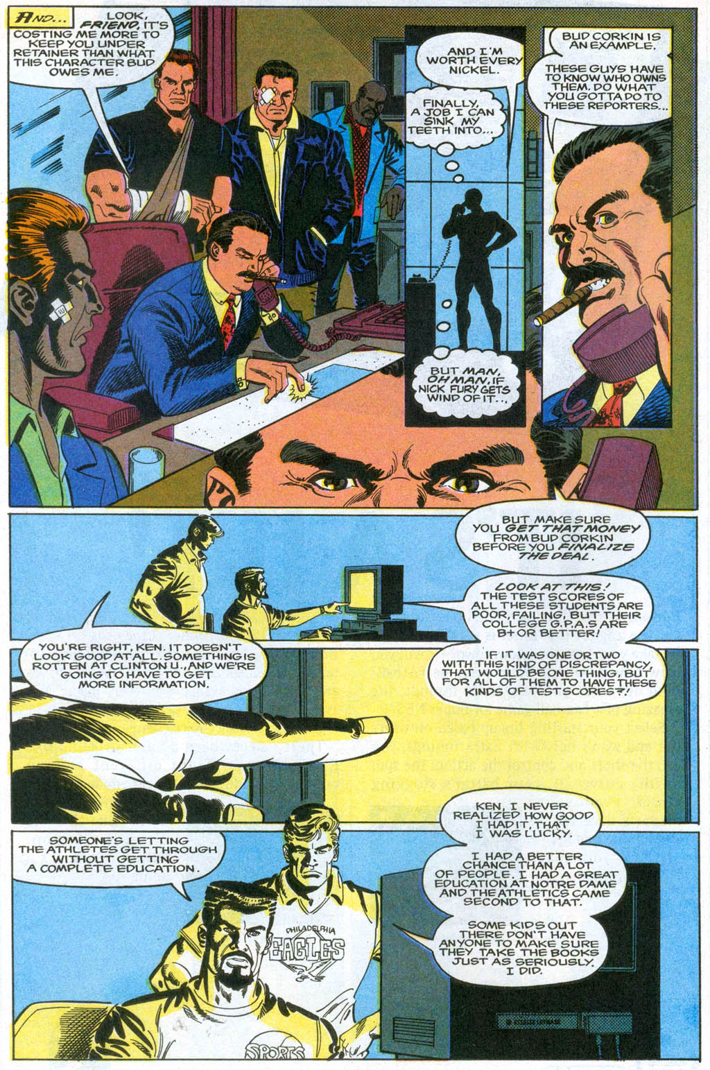 Read online NFL SuperPro comic -  Issue #11 - 12