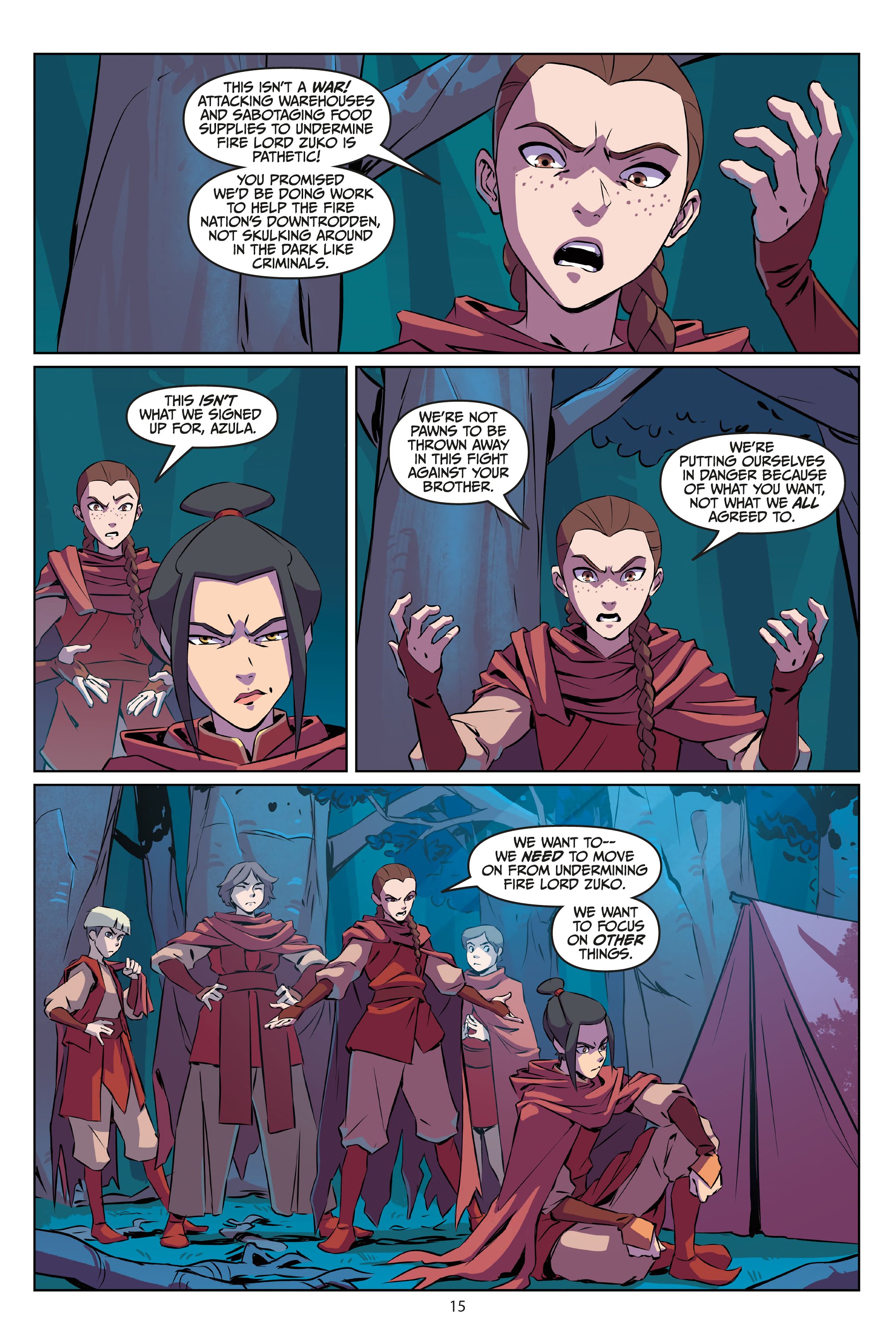 Read online Avatar: The Last Airbender - Azula in the Spirit Temple comic -  Issue # TPB - 16