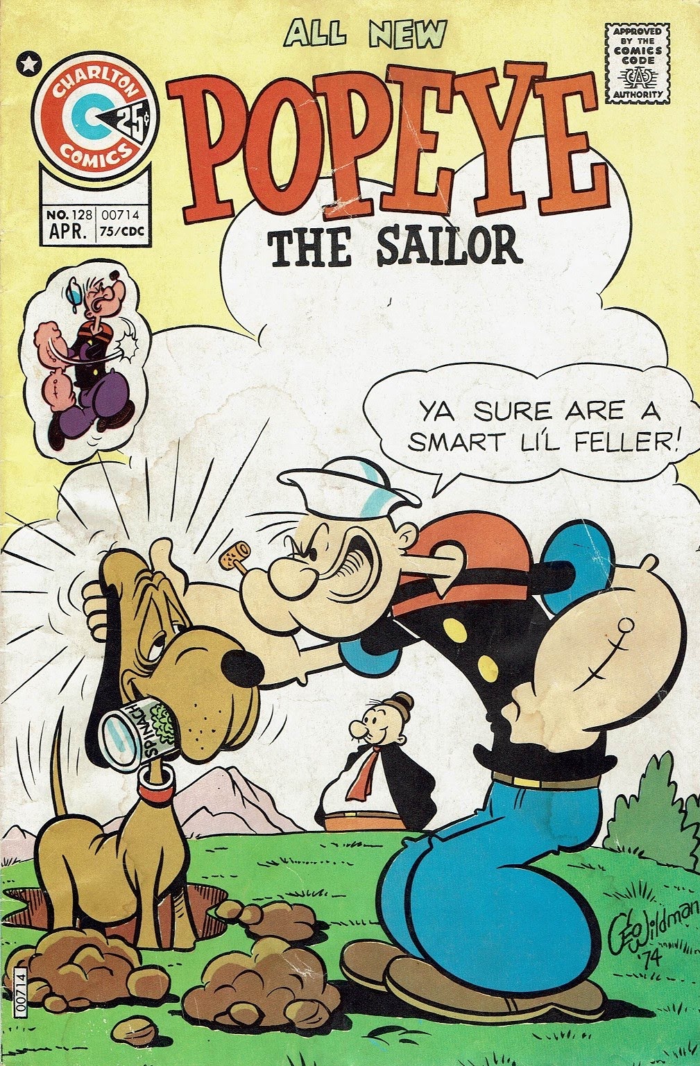 Read online Popeye (1948) comic -  Issue #128 - 1