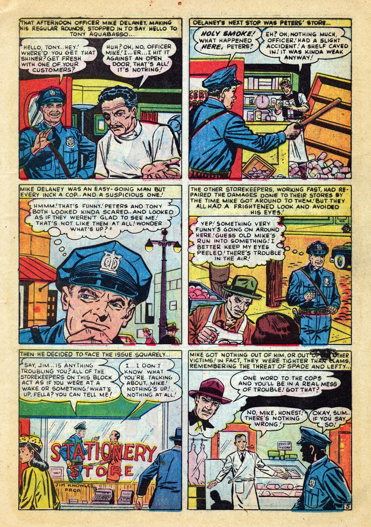 Read online Crime Cases Comics (1951) comic -  Issue #6 - 7