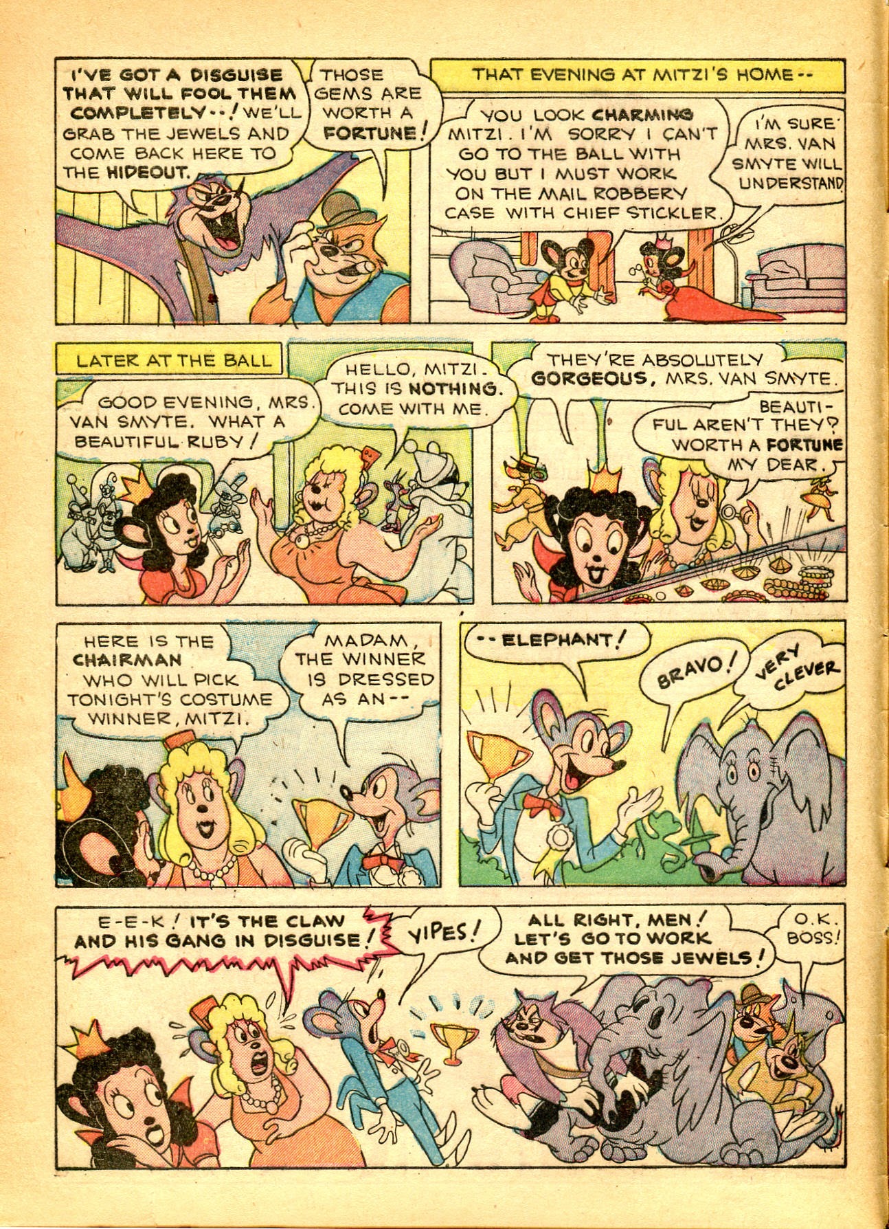 Read online Paul Terry's Mighty Mouse Comics comic -  Issue #63 - 4